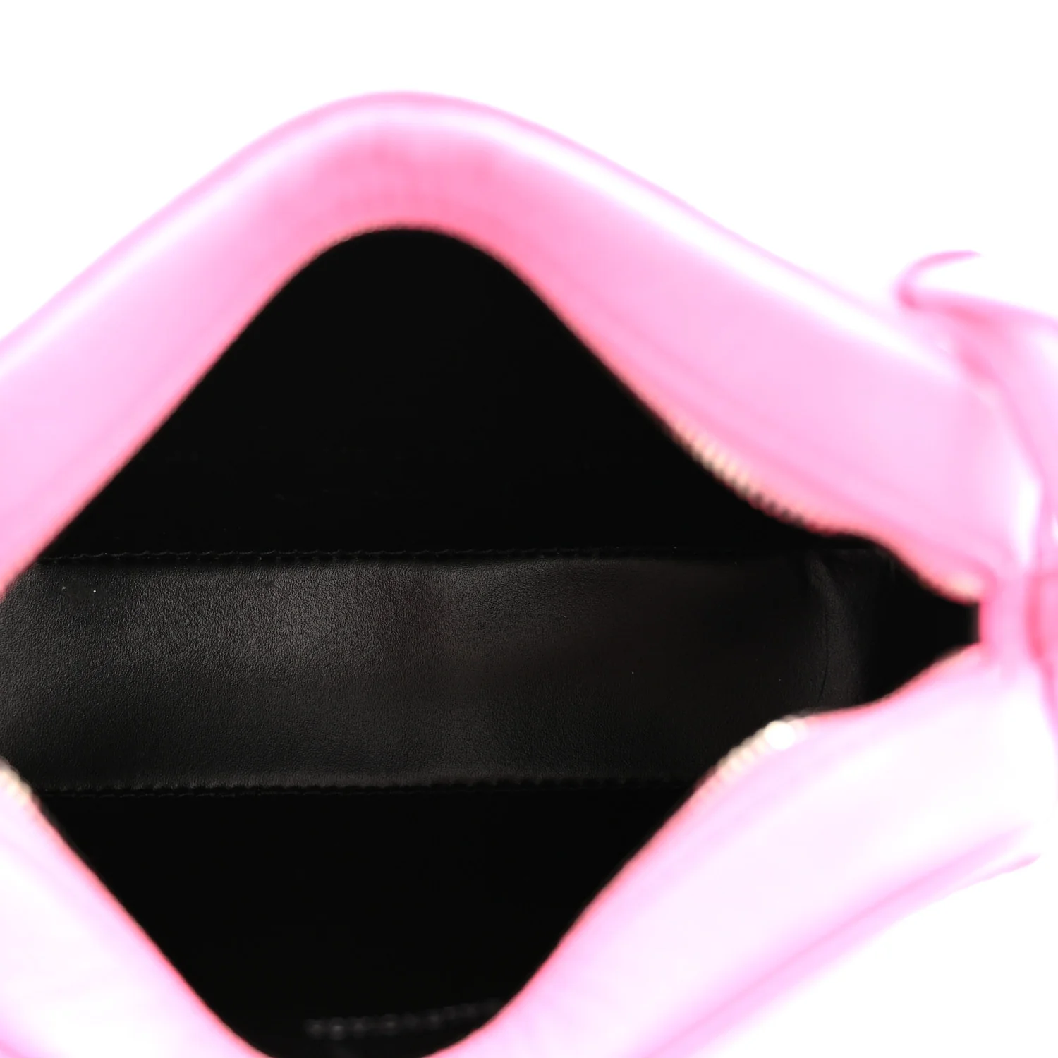 Calfskin Kittens Logo XS Everyday Camera Bag Acid Pink - Image 5