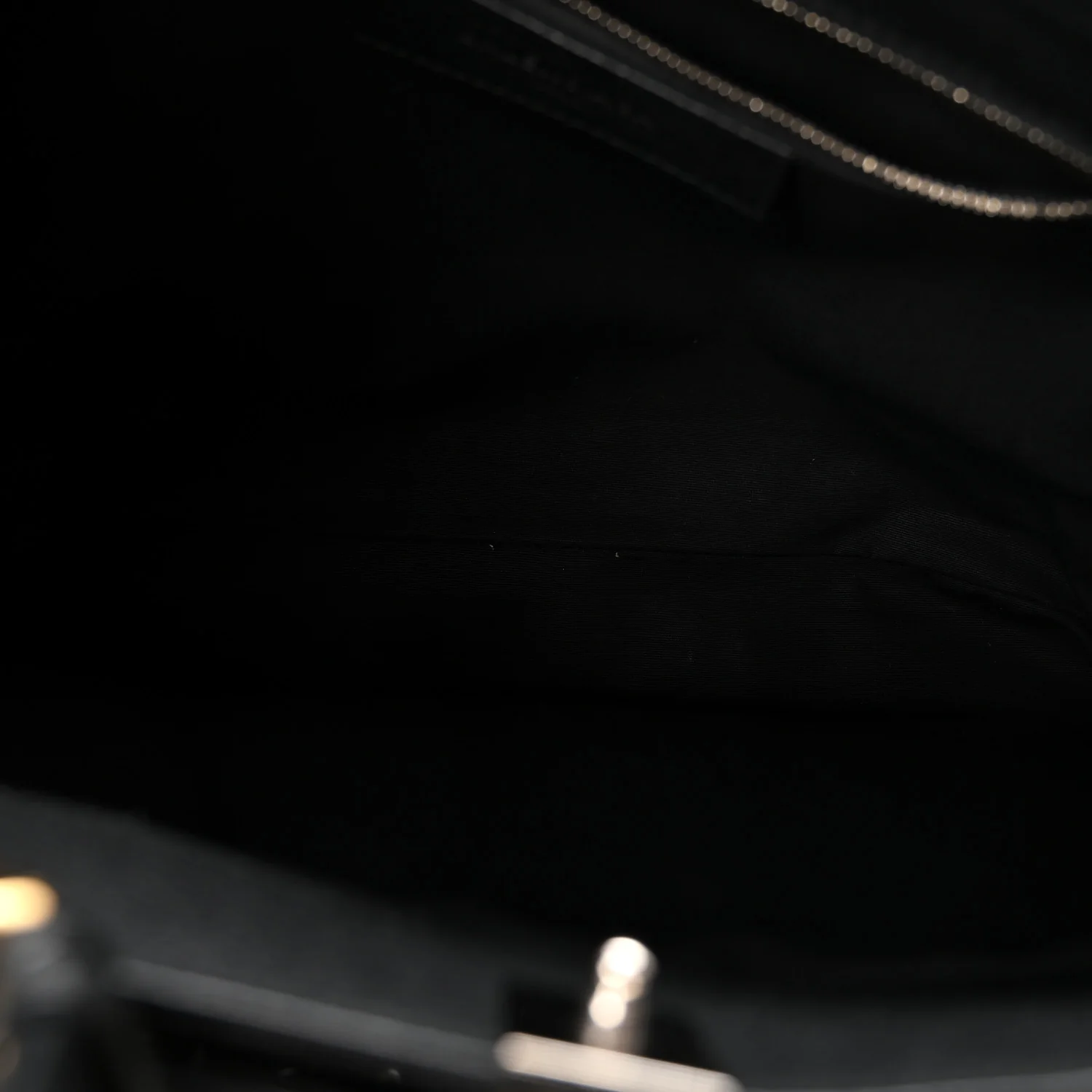 Calfskin Le Dix Soft Cabas M Shoulder Bag Black - Image 6