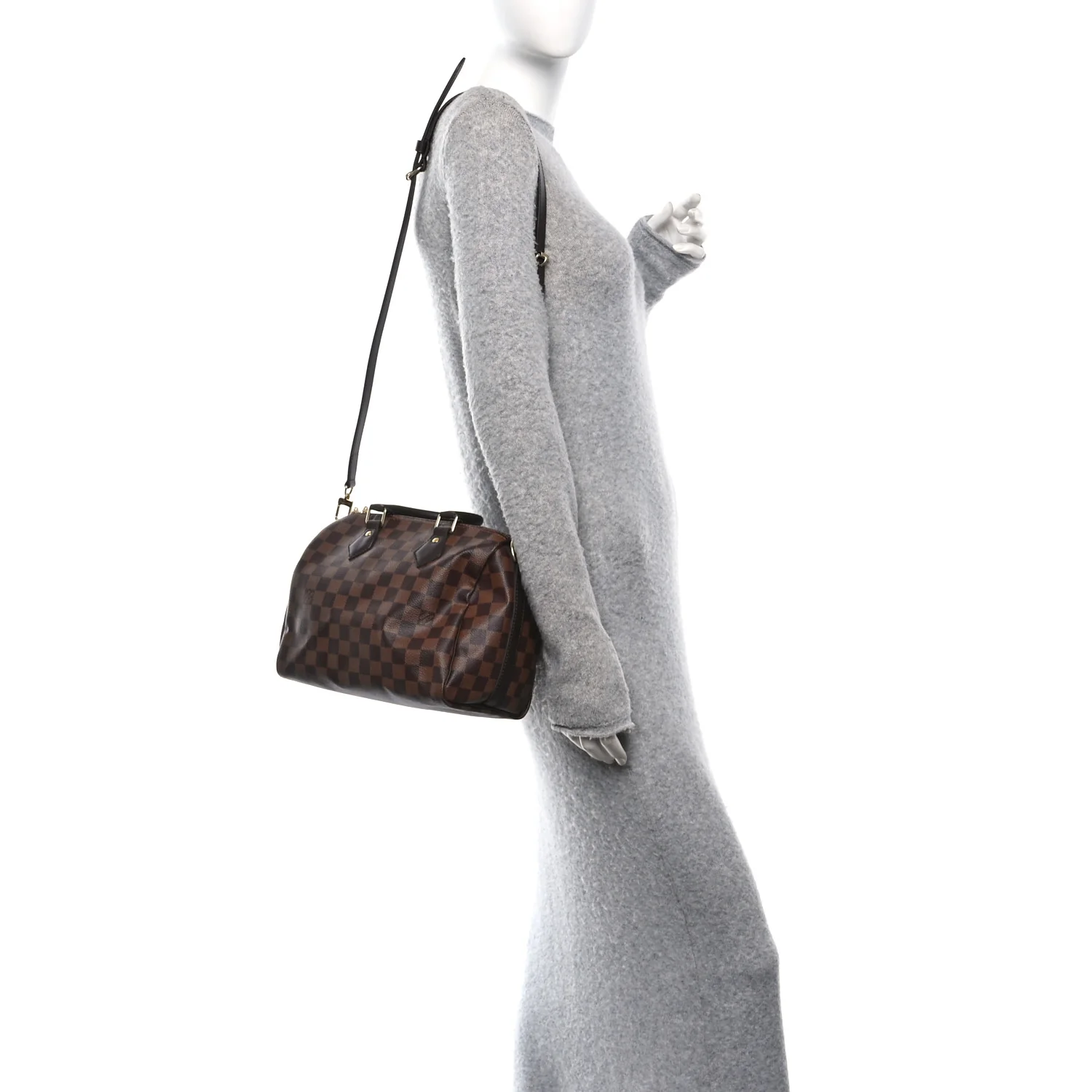 Calfskin Papier Mini A4 Zip Around Tote Rouge Aubergine - Image 2