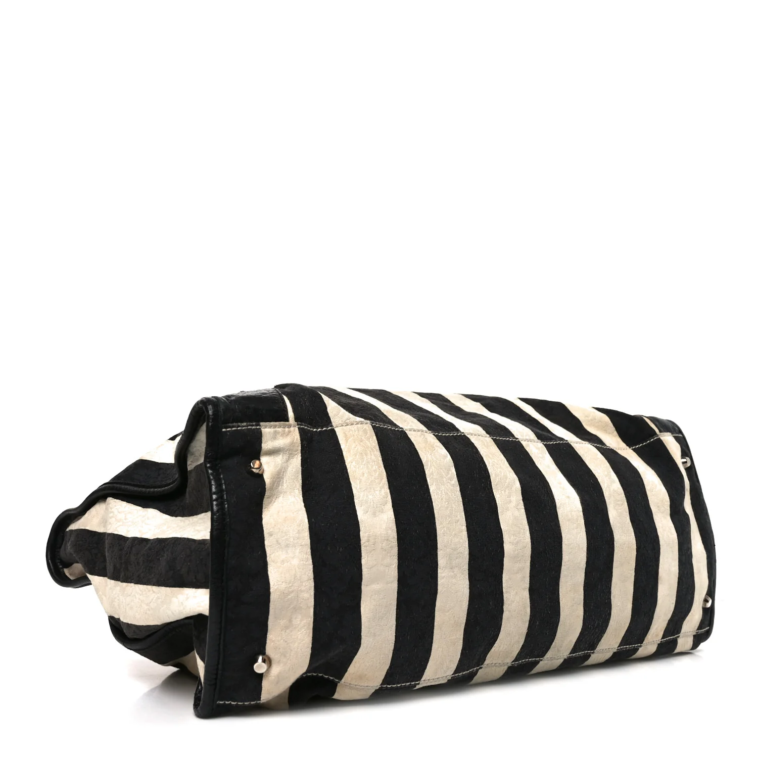 Chevre Damask Stripe Work Black - Image 4