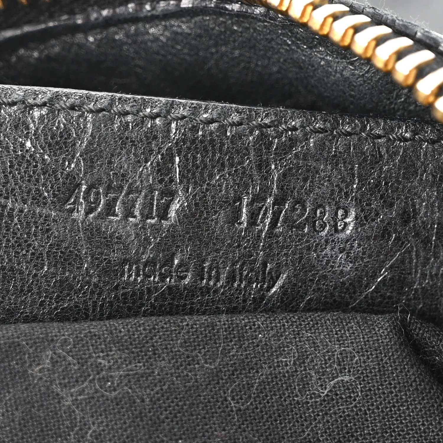 Chevre Giant 21 Gold Hardware Hobo Black - Image 7