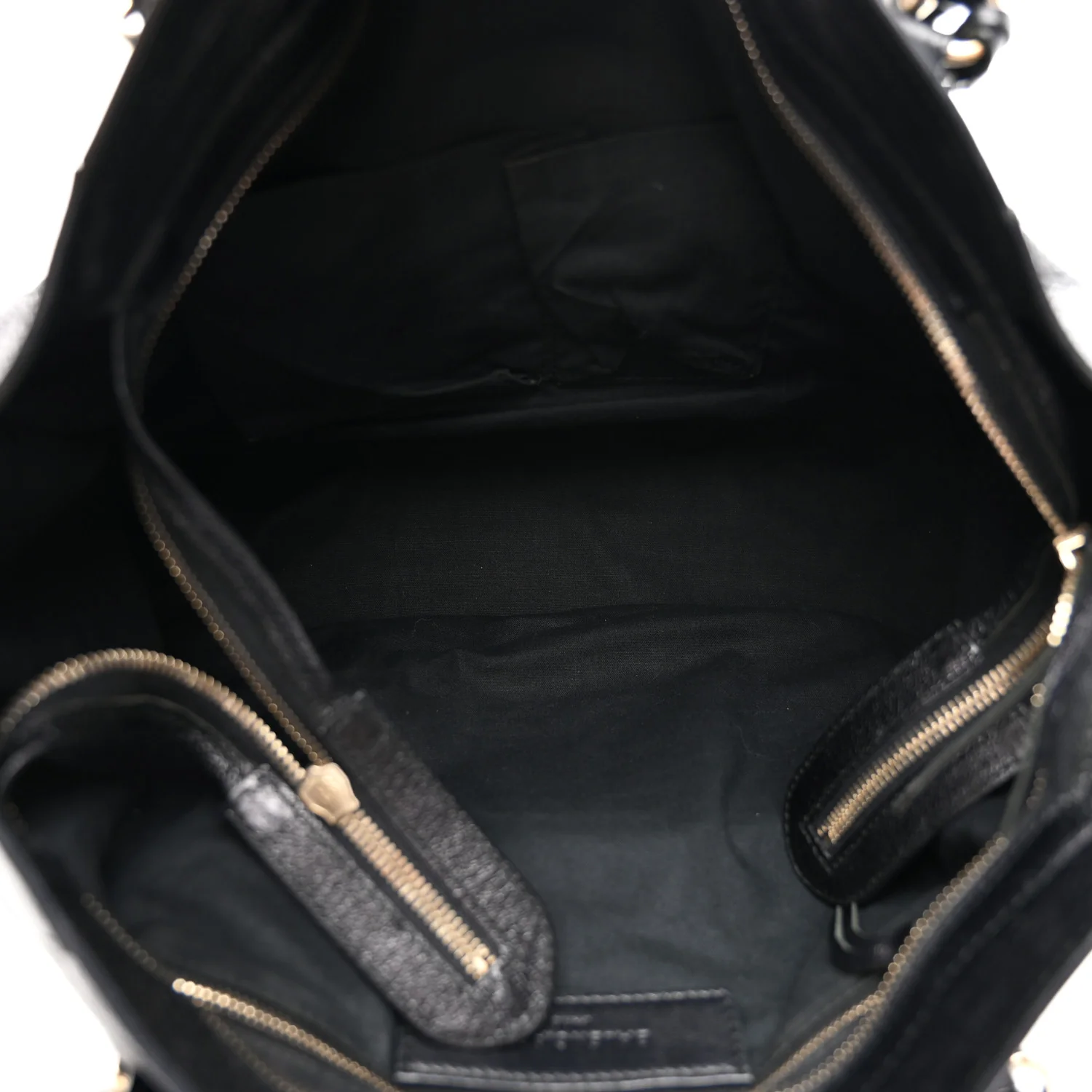 Chevre Gold Metallic Edge Hardware City Black - Image 6