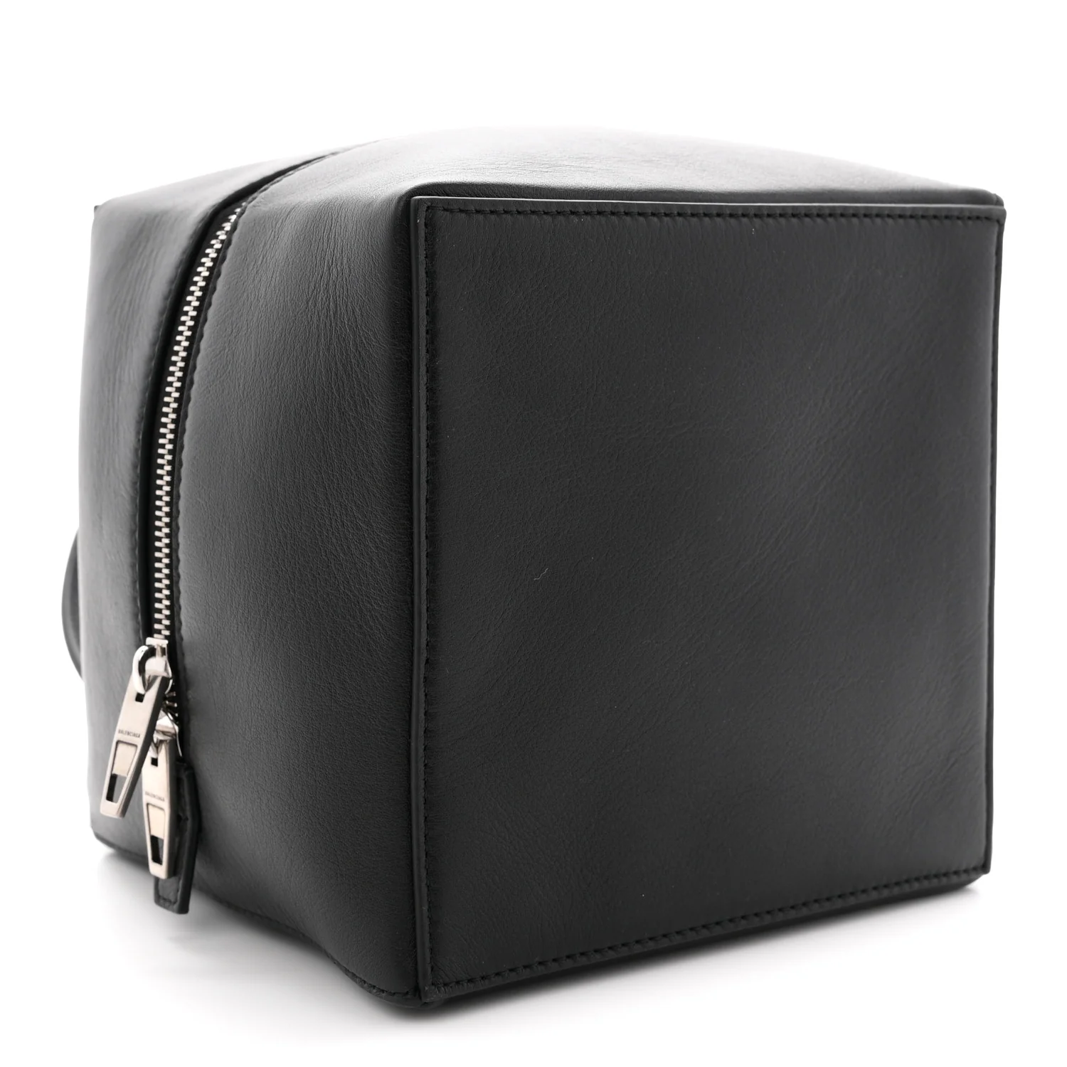Dolly Calfskin 4X4 Shoulder Bag Black White - Image 4
