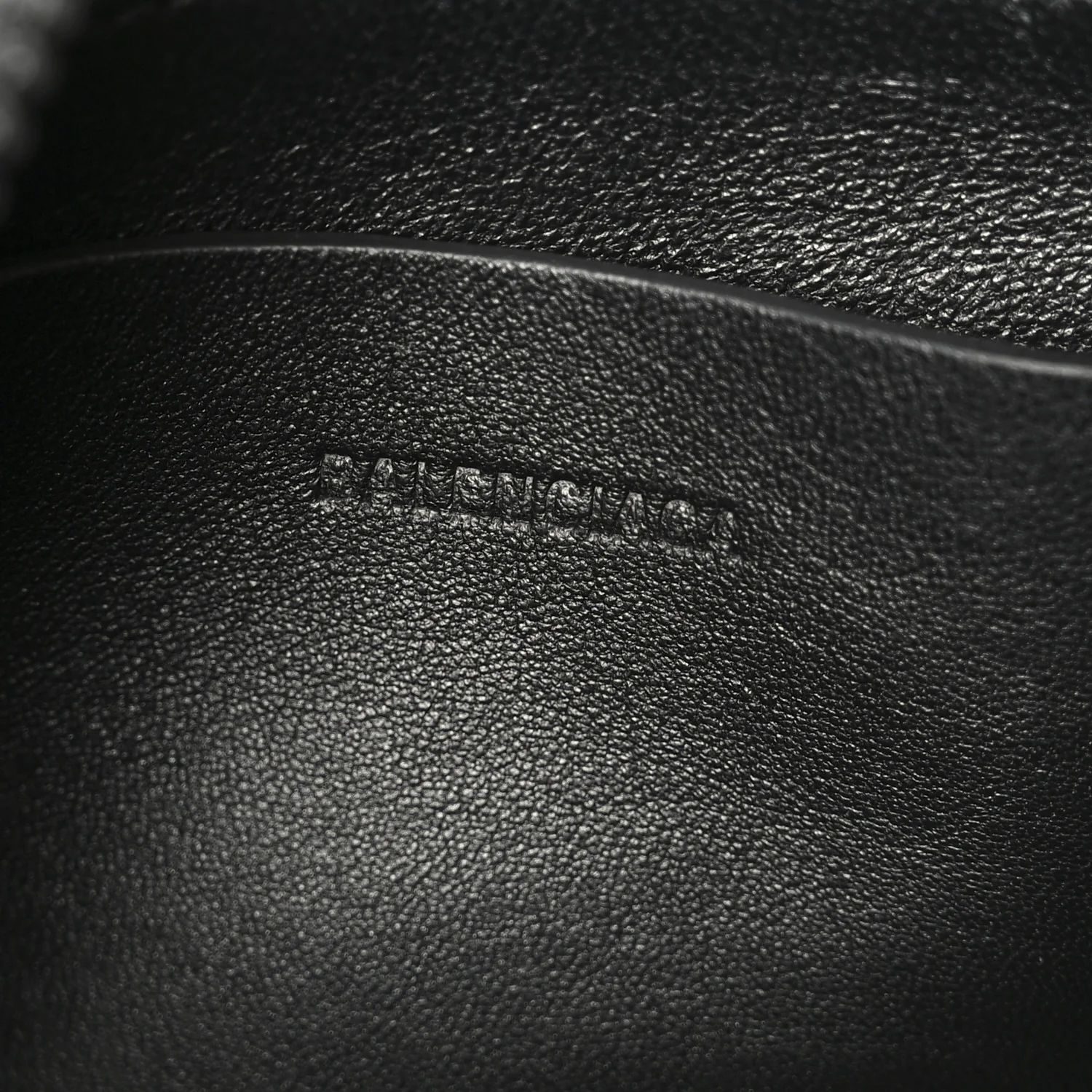 Grained Calfskin Embossed Car Camera Bag Black White Dirt - Image 6