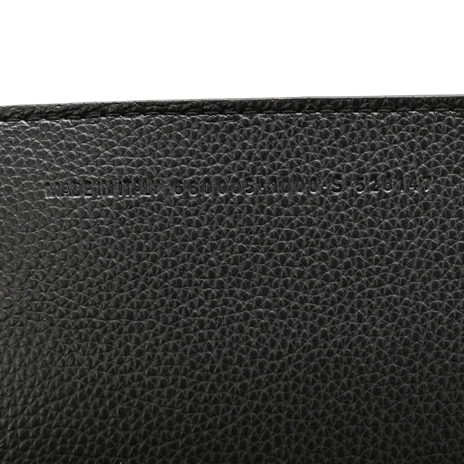 Grained Calfskin Neo Classic Black Hardware Large Top Handle Bag Black - Image 7