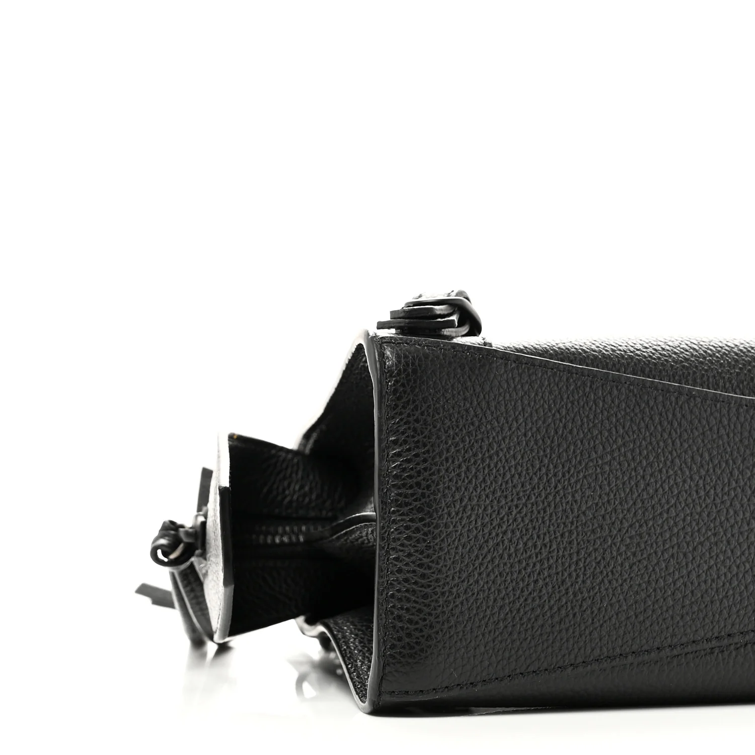 Grained Calfskin Neo Classic Black Hardware Mini City Black - Image 8