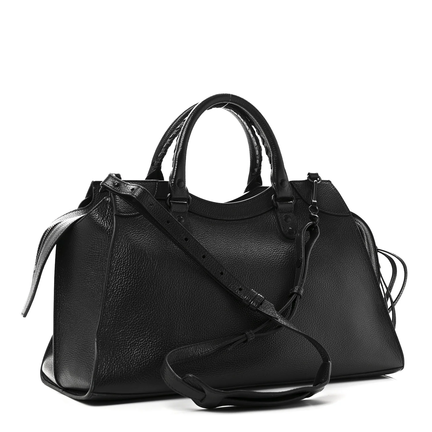 Grained Calfskin Neo Classic Black Hardware S City Black - Image 3