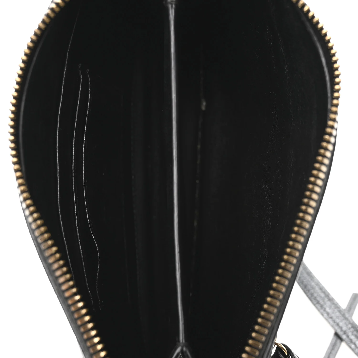 Grained Calfskin Neo Classic Gold Hardware Multipouch Black - Image 5
