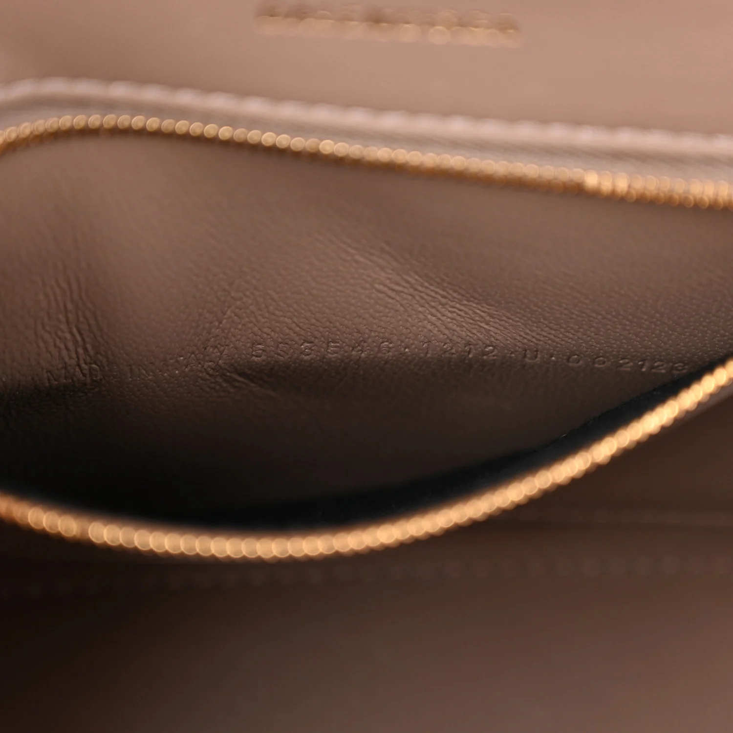 Grained Calfskin Small Hourglass Top Handle Bag Mink Grey - Image 7