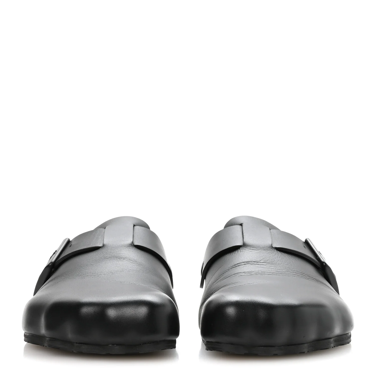 Matte Calfskin Sunday Mules 38 Black - Image 3