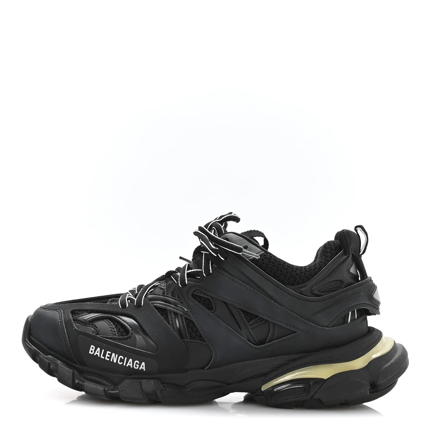 Mesh Nylon Mens Track Sneakers 42 Black
