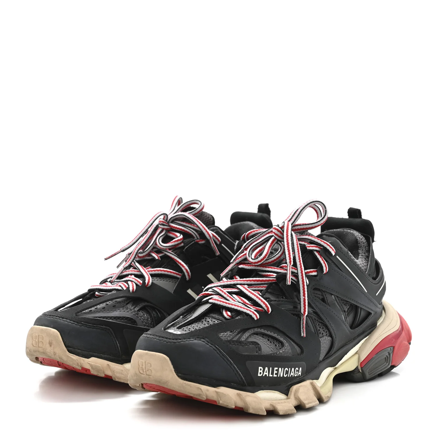 Mesh Nylon Womens Track Sneakers 38 Black Gris - Image 4