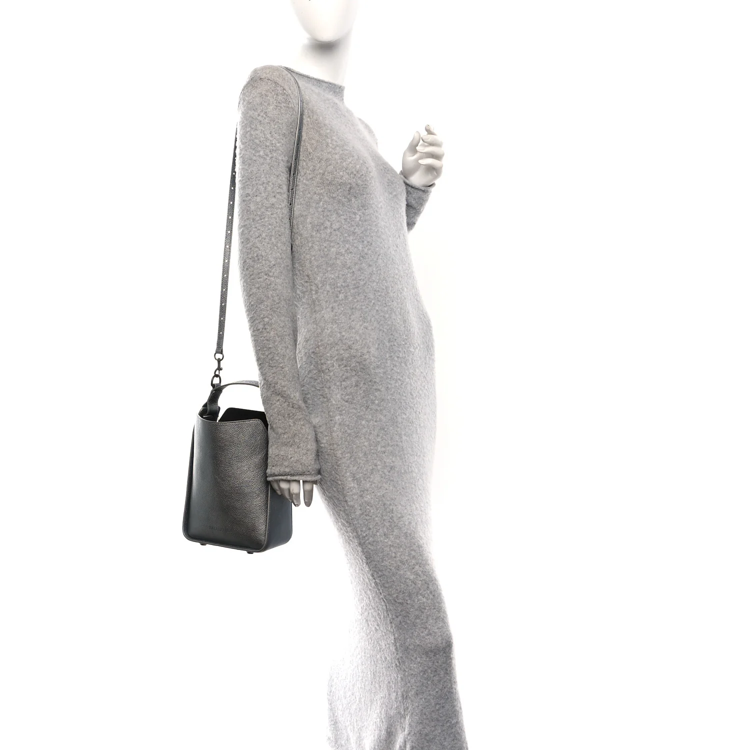 Metallic Calfskin XS Tool 2.0 North-South Tote Silver - Image 2