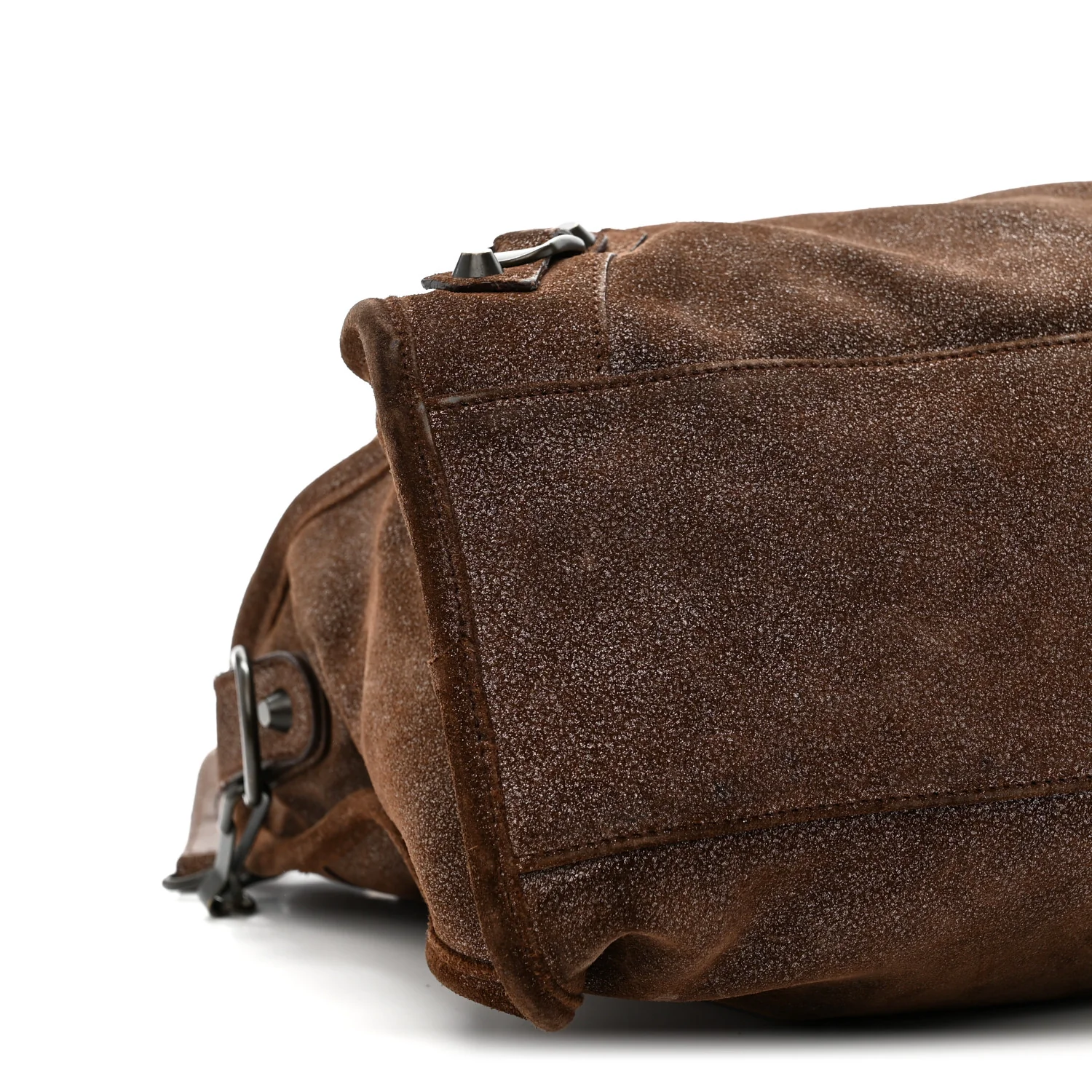Metallic Craquele Calfskin Classic Hardware City Bronze - Image 8