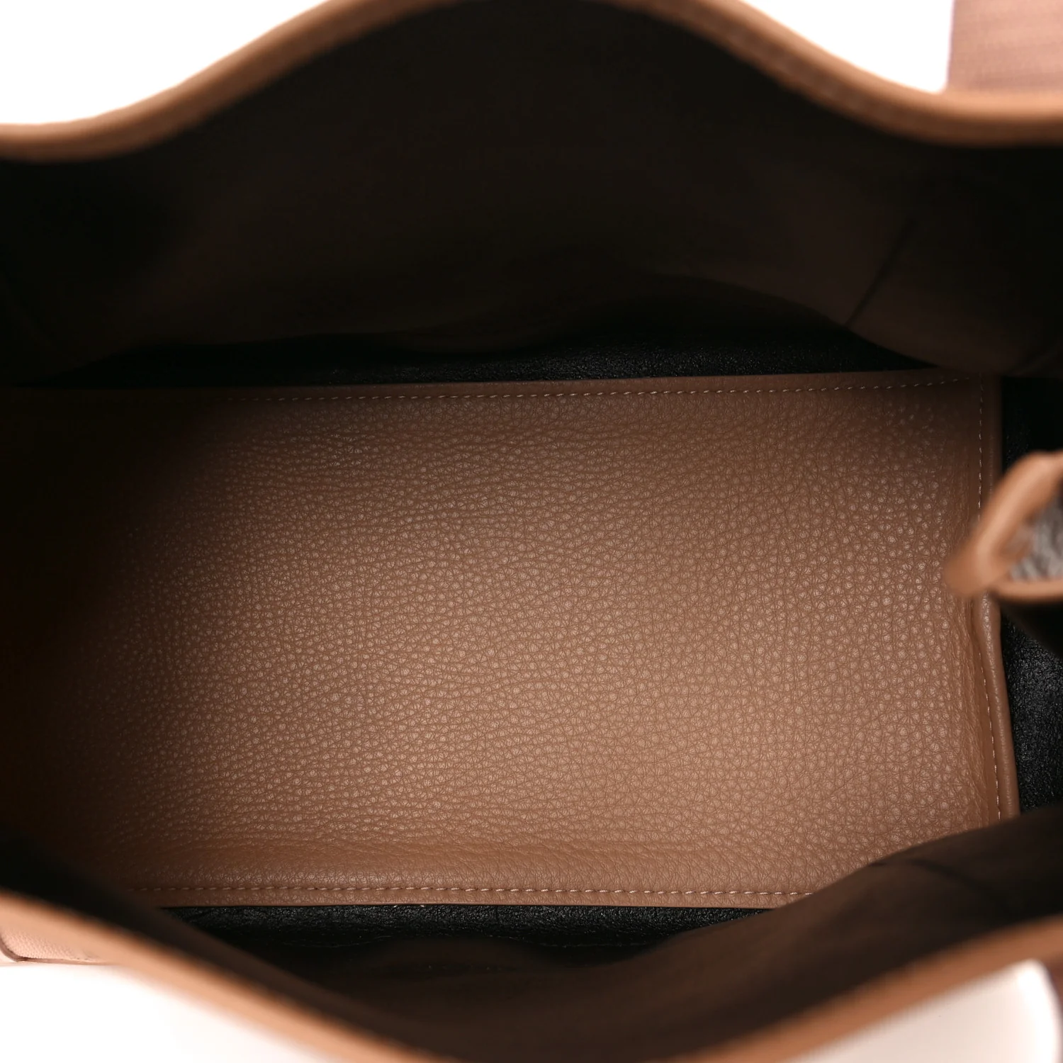 Nappa S Navy Cabas Beige Latte - Image 6