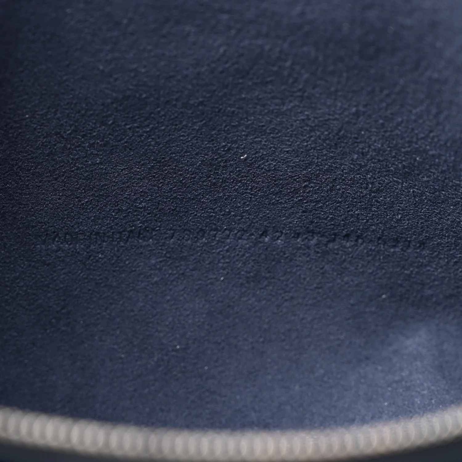 Natural Smooth Calfskin Medium Rodeo Top Handle Handbag Faded Dark Blue - Image 8