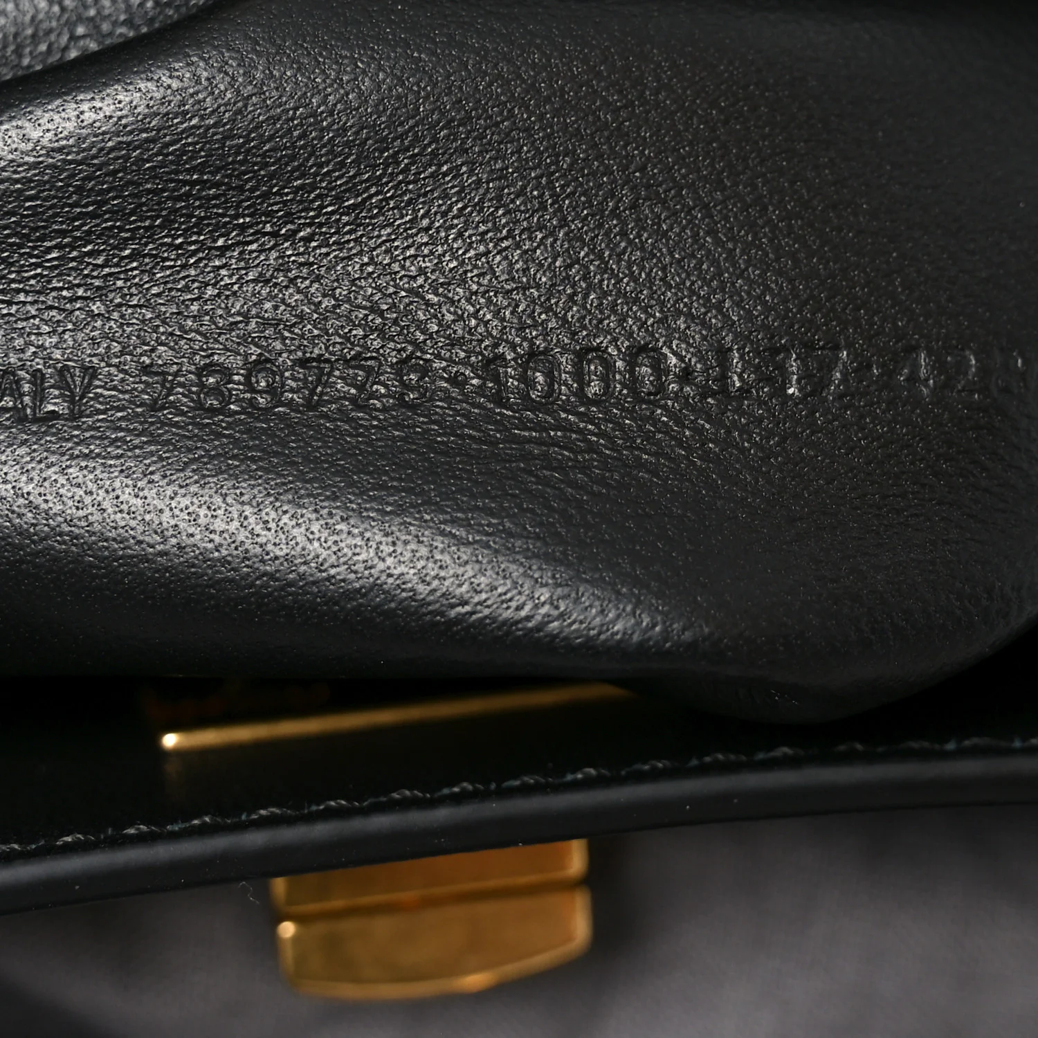 Natural Smooth Calfskin Small Rodeo Top Handle Handbag Black - Image 7