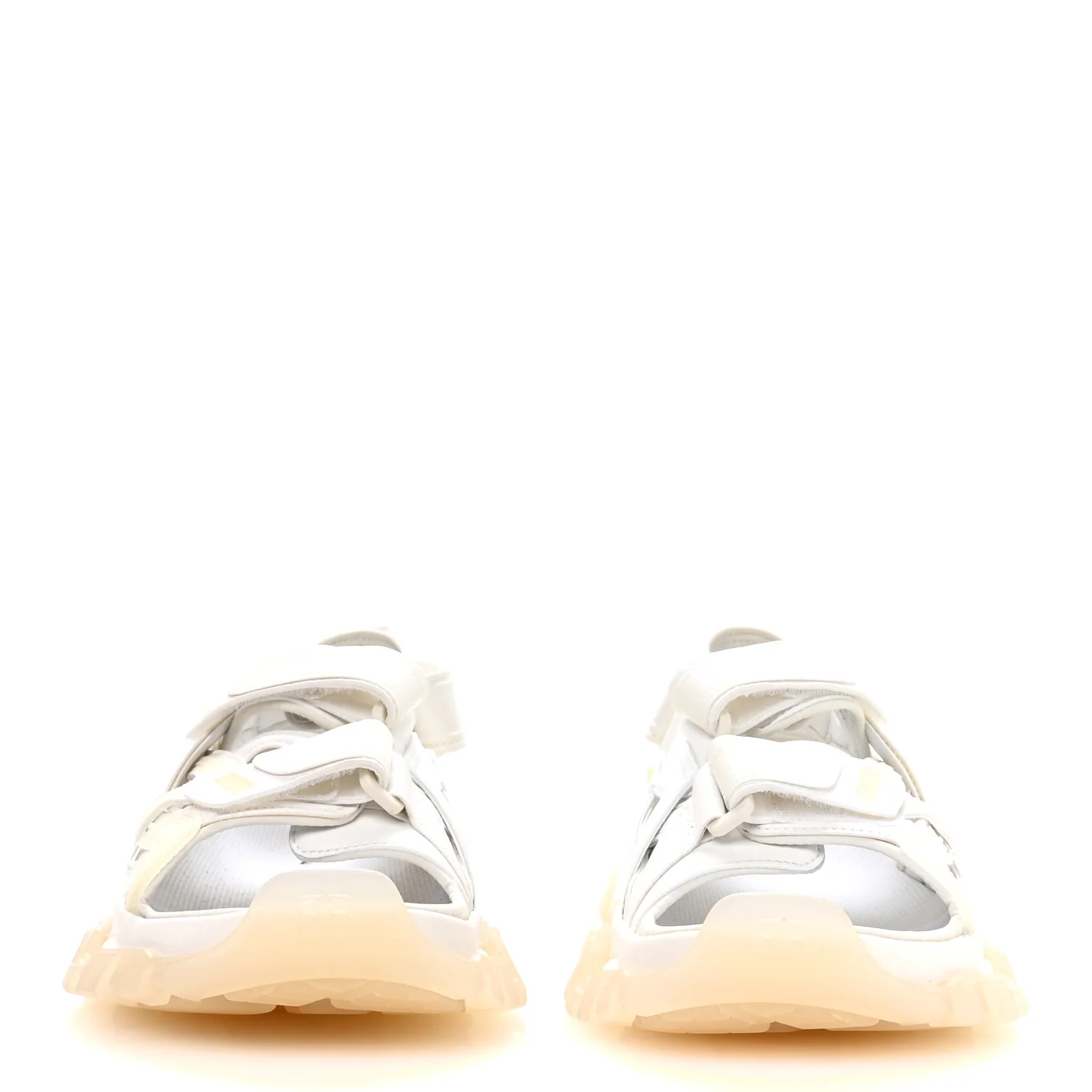 Neoprene Rubber Womens Track Sandals 40 White - Image 3