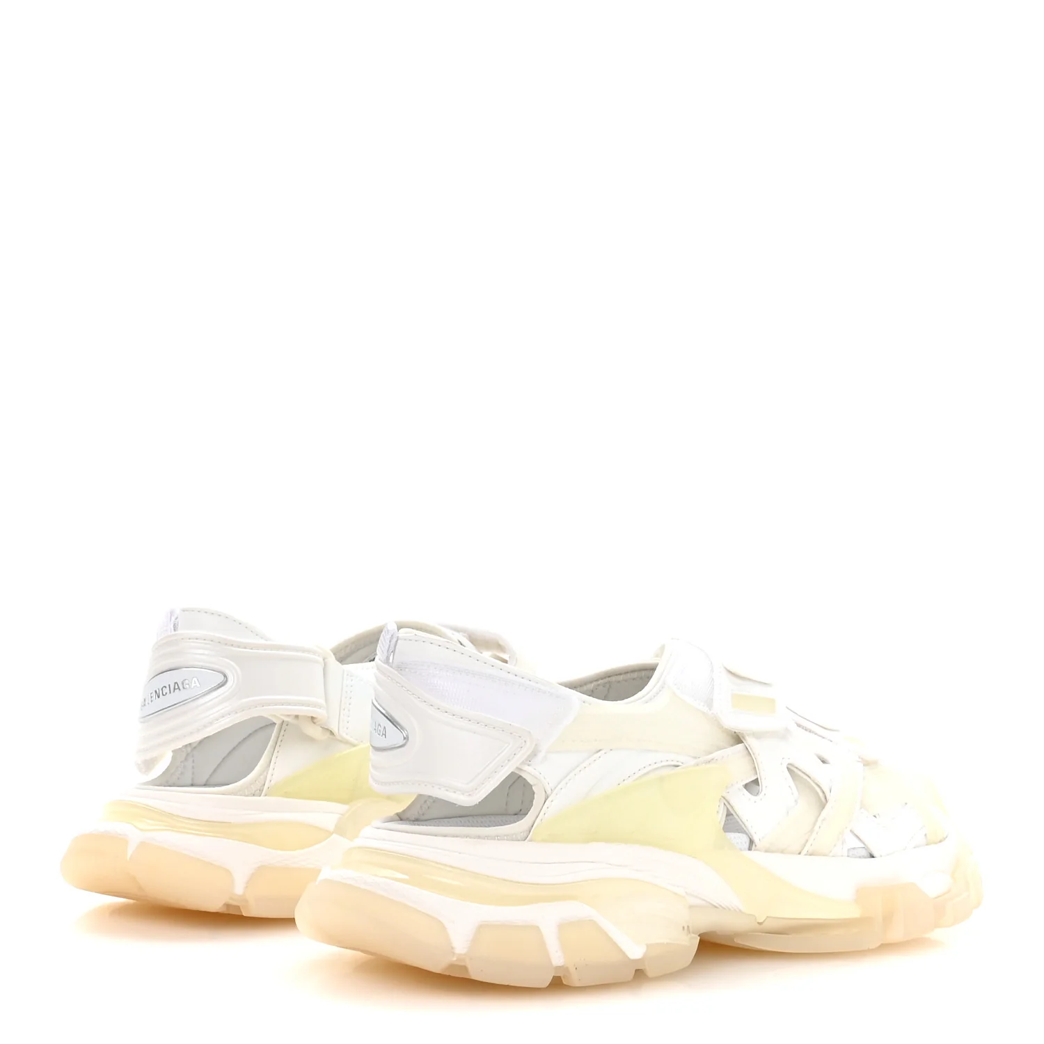 Neoprene Rubber Womens Track Sandals 40 White - Image 5