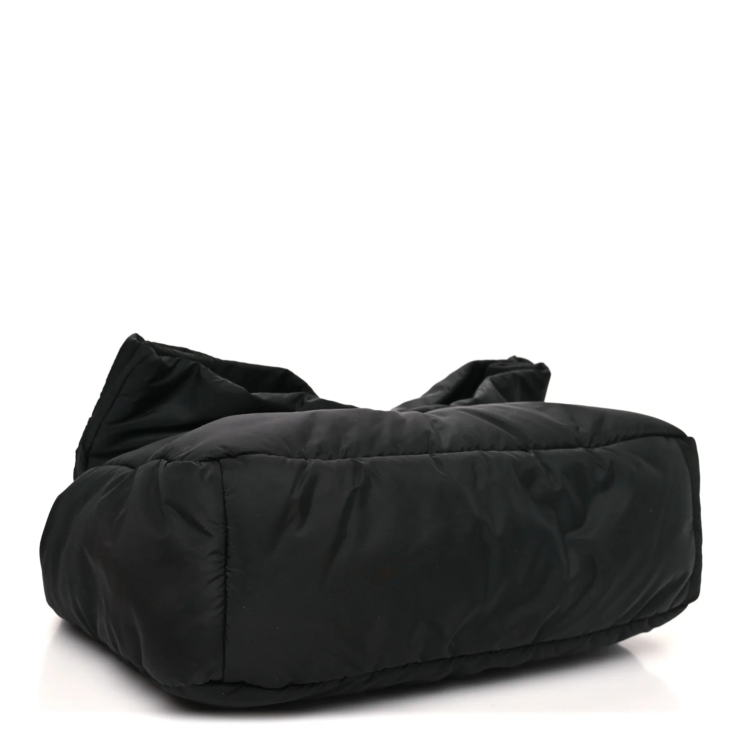 Nylon Medium Monaco Chain Shoulder Bag Black - Image 4