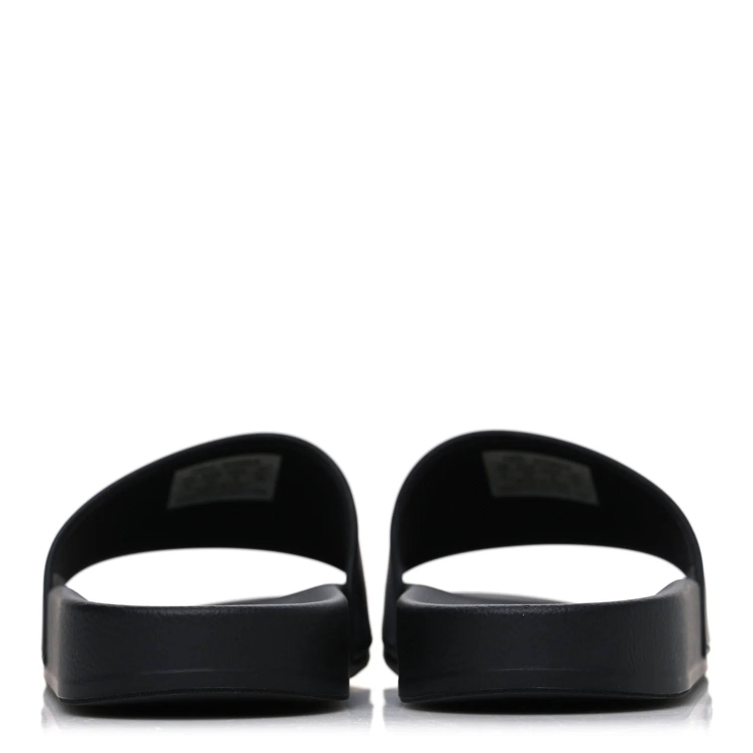 Rubber New York Womens Pool Slide Sandals 39 Black - Image 6
