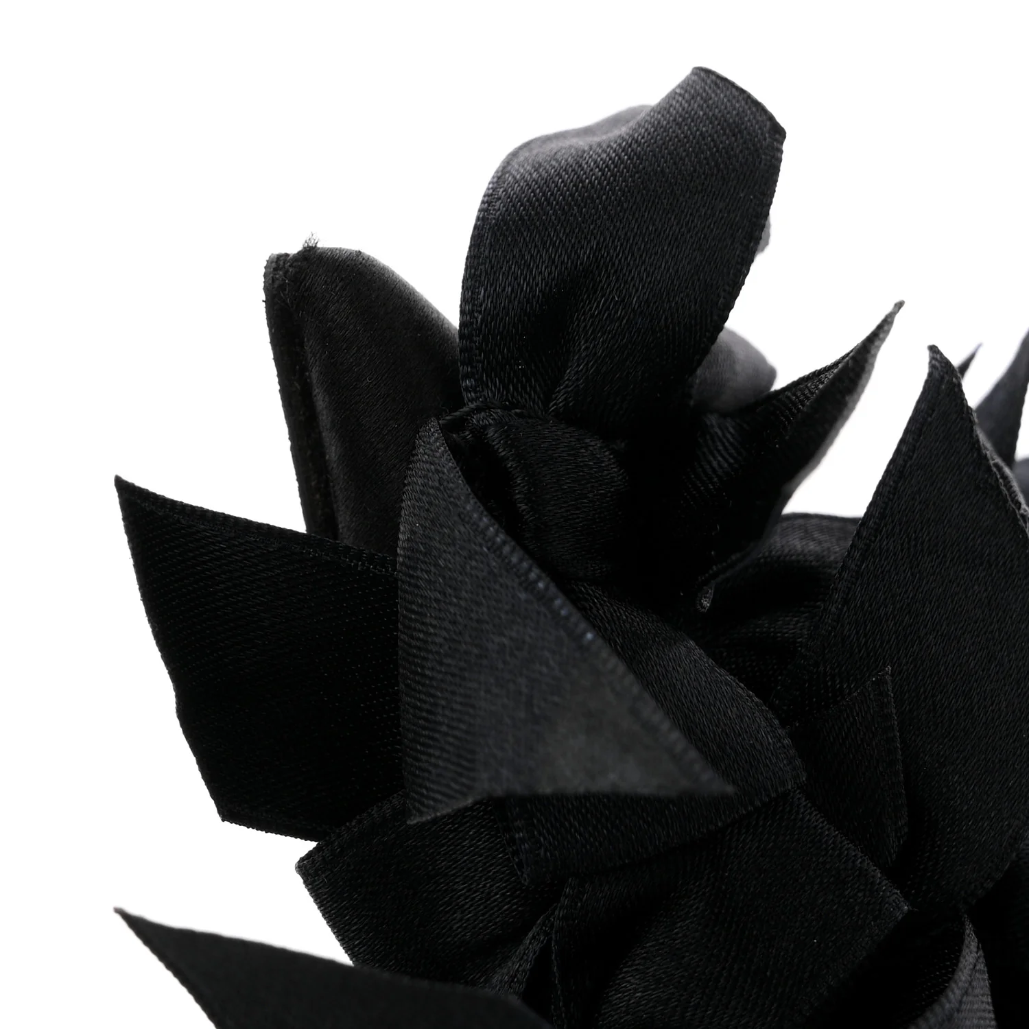 Satin Pointed Marie A Bows All Over 110mm Pumps 35 Black - Image 10