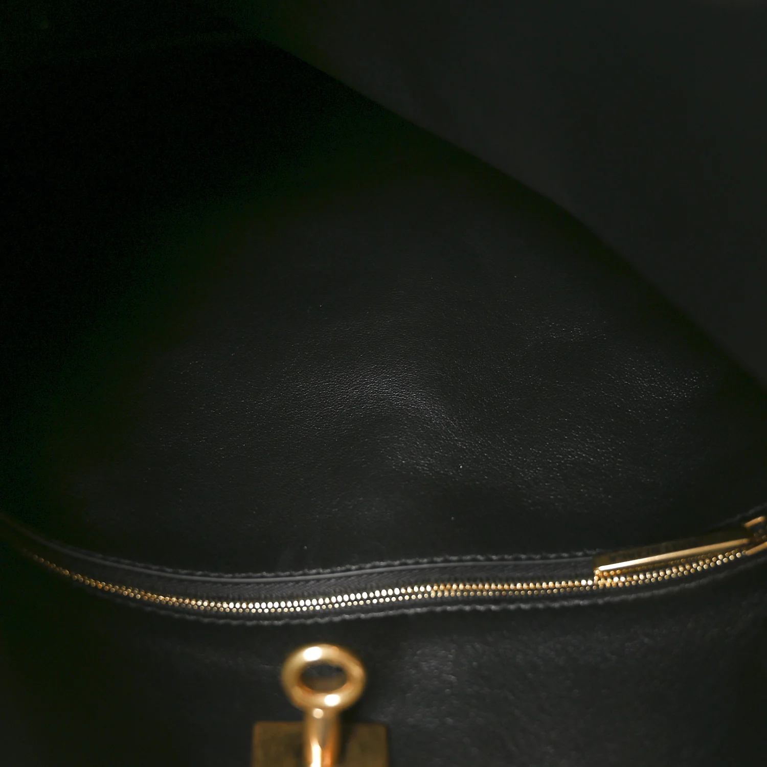 Smooth Calfskin Large Bel Air Hobo Black - Image 5