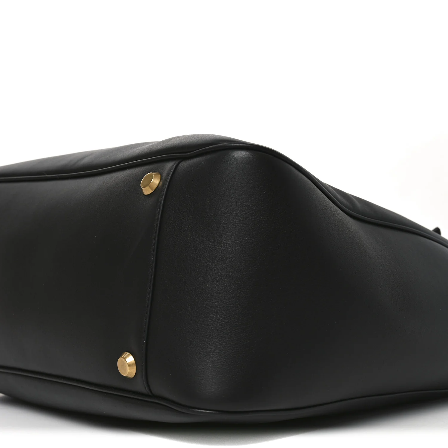 Smooth Calfskin Large Bel Air Hobo Black - Image 9