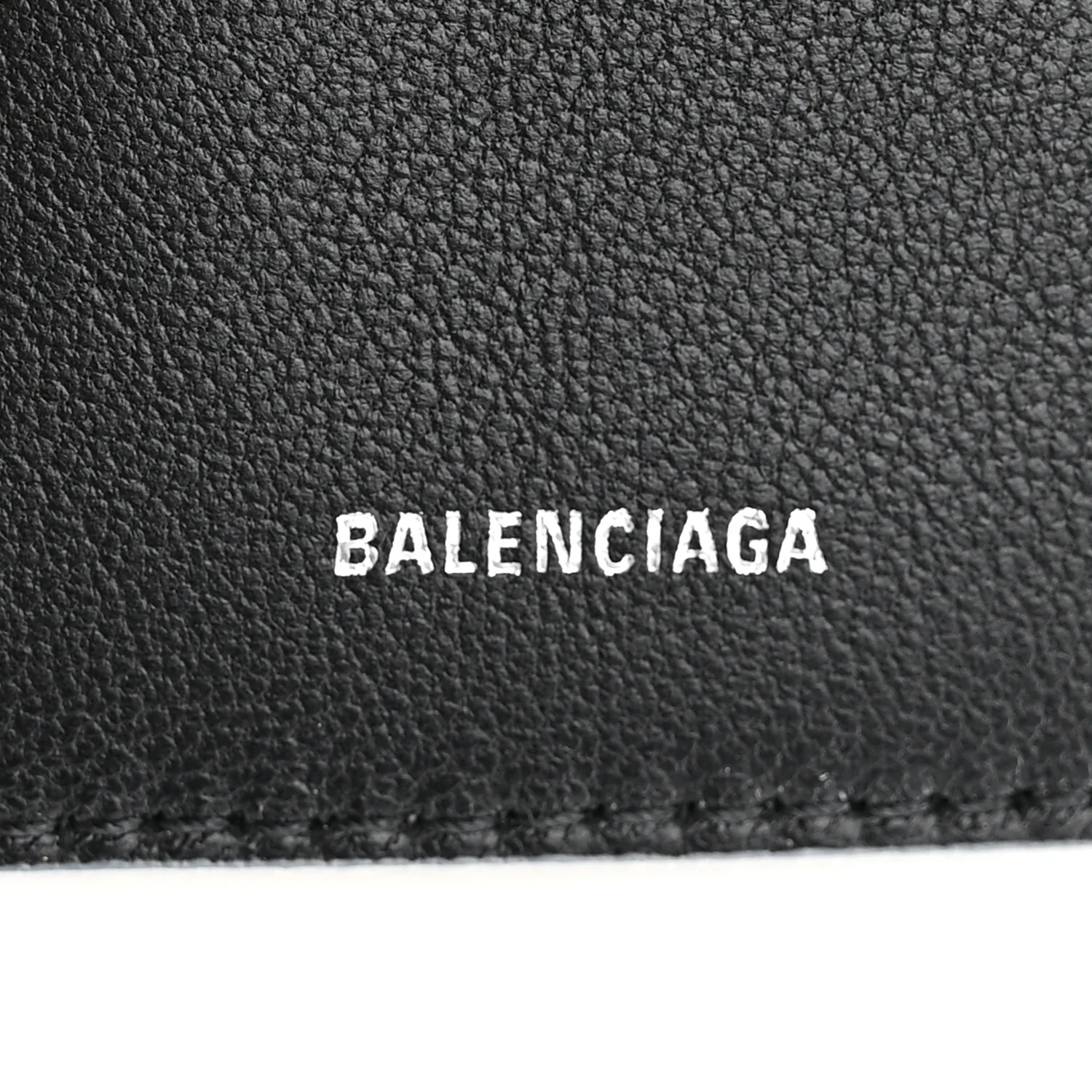 Smooth Calfskin Logo Envelope Compact Wallet White - Image 6