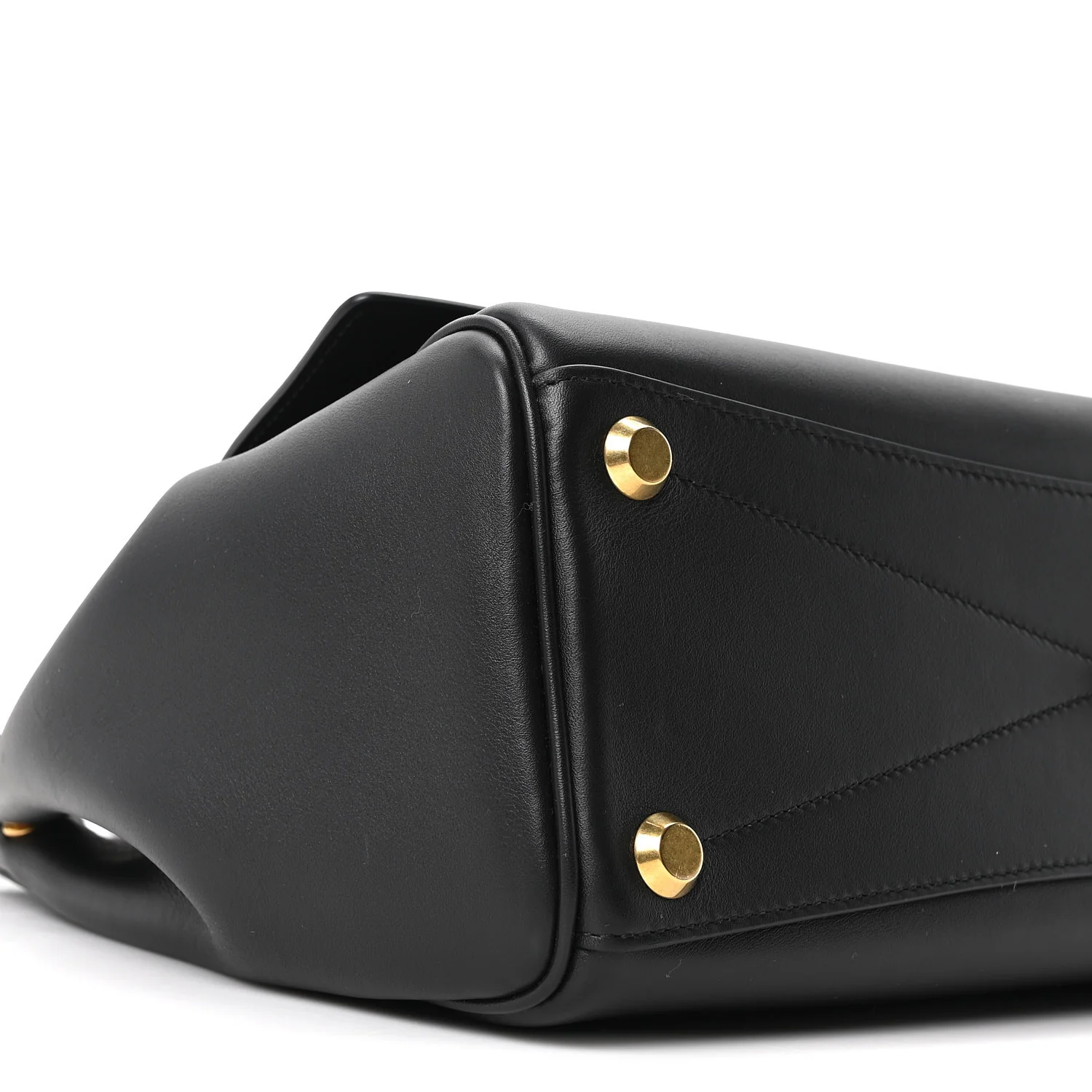 Smooth Calfskin Medium Bel Air Carry All Bag Black - Image 8