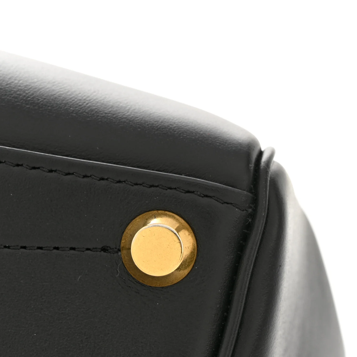 Smooth Calfskin Mini Bel Air Carry All Bag Black - Image 10