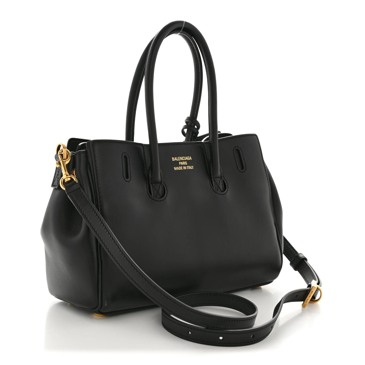 Smooth Calfskin Mini Bel Air Carry All Bag Black - Image 3