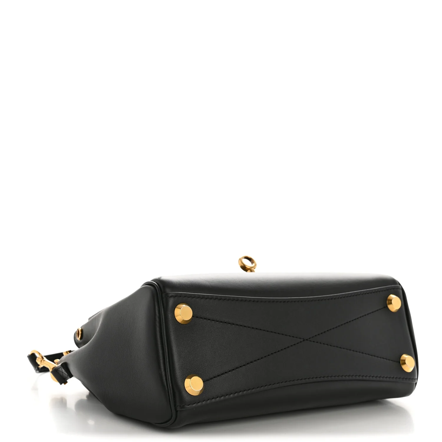 Smooth Calfskin Mini Bel Air Carry All Bag Black - Image 4