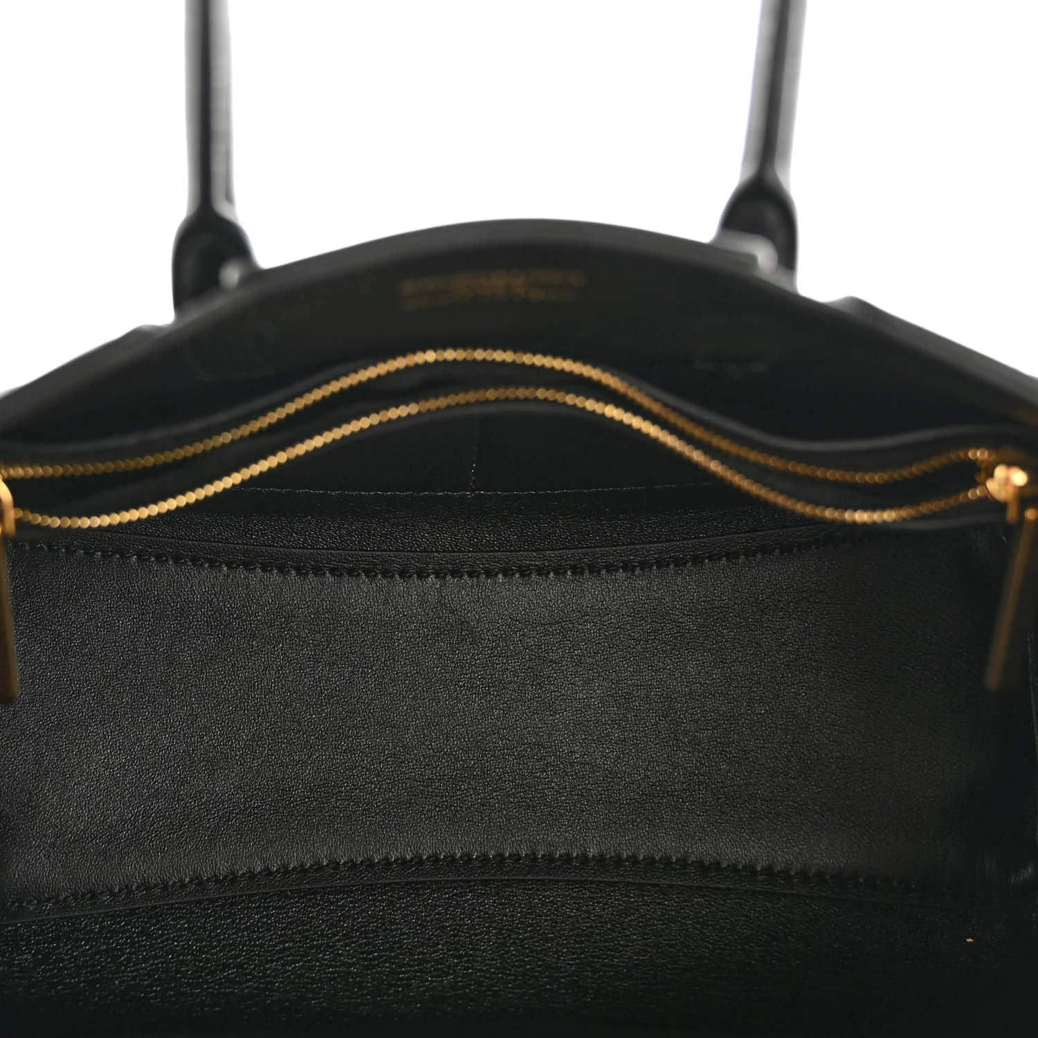 Smooth Calfskin Mini Bel Air Carry All Bag Black - Image 5