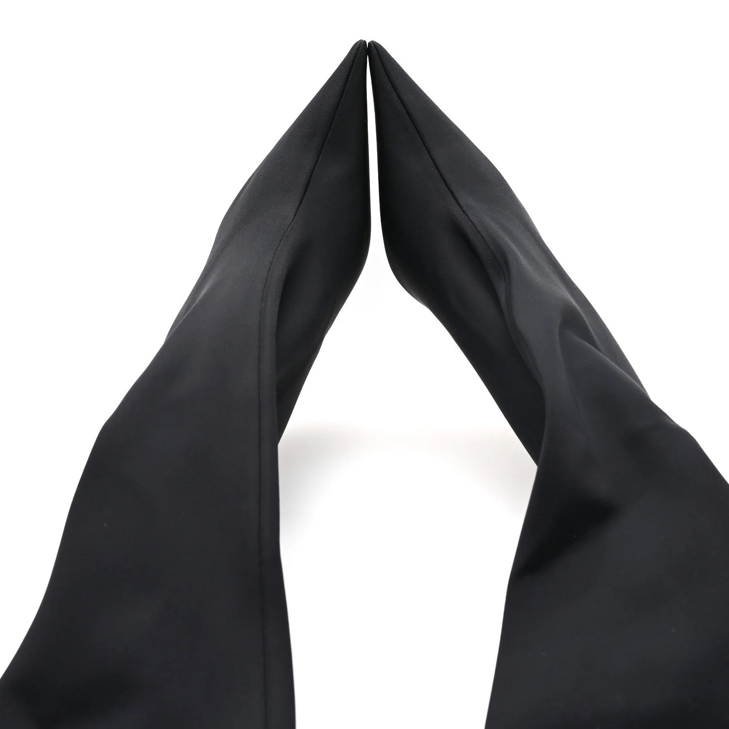 Spandex Pointed Toe Knife 110MM Thigh High Boots 38 Black - Image 2