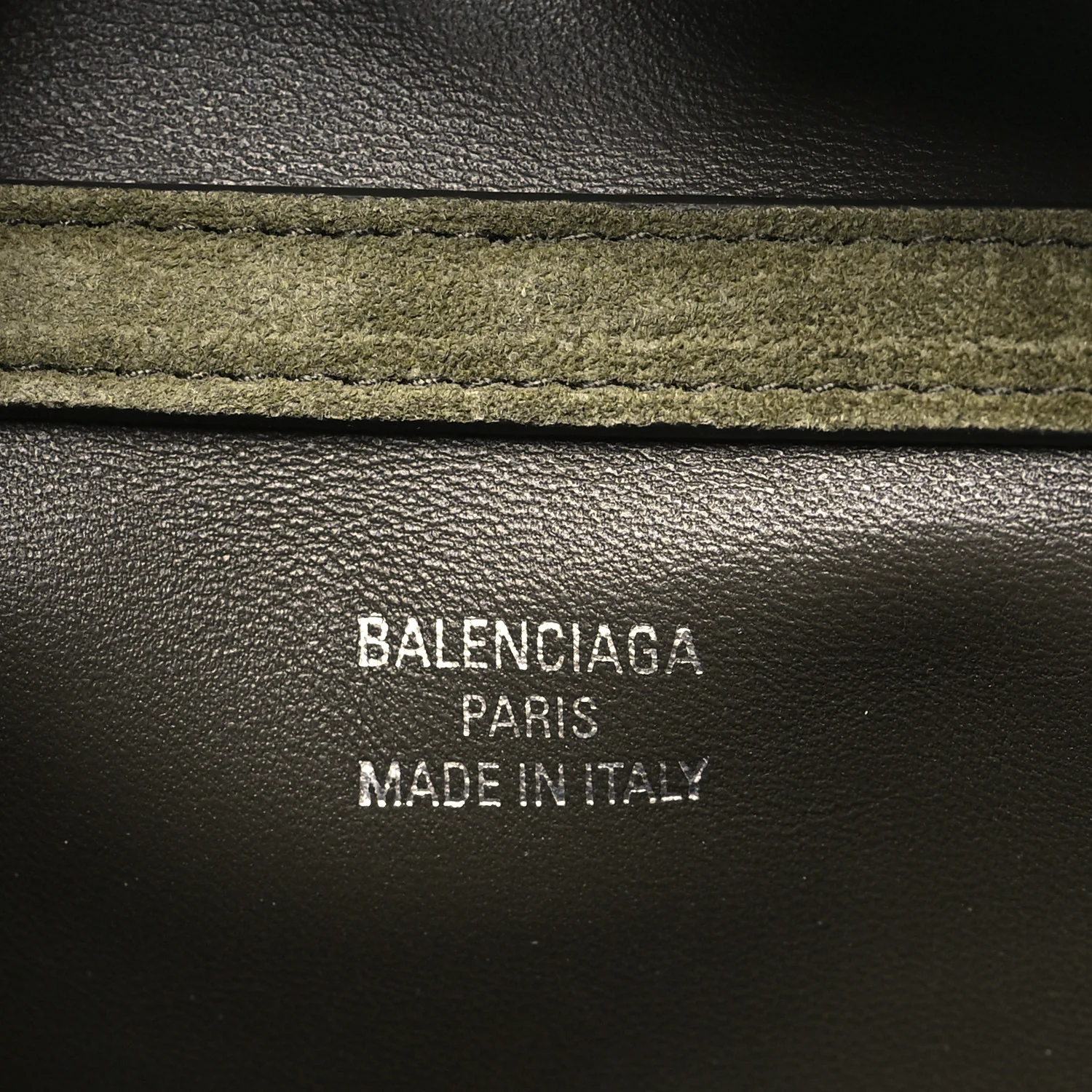 Waxed Suede Calfskin Medium Rodeo Top Handle Handbag Khaki - Image 5