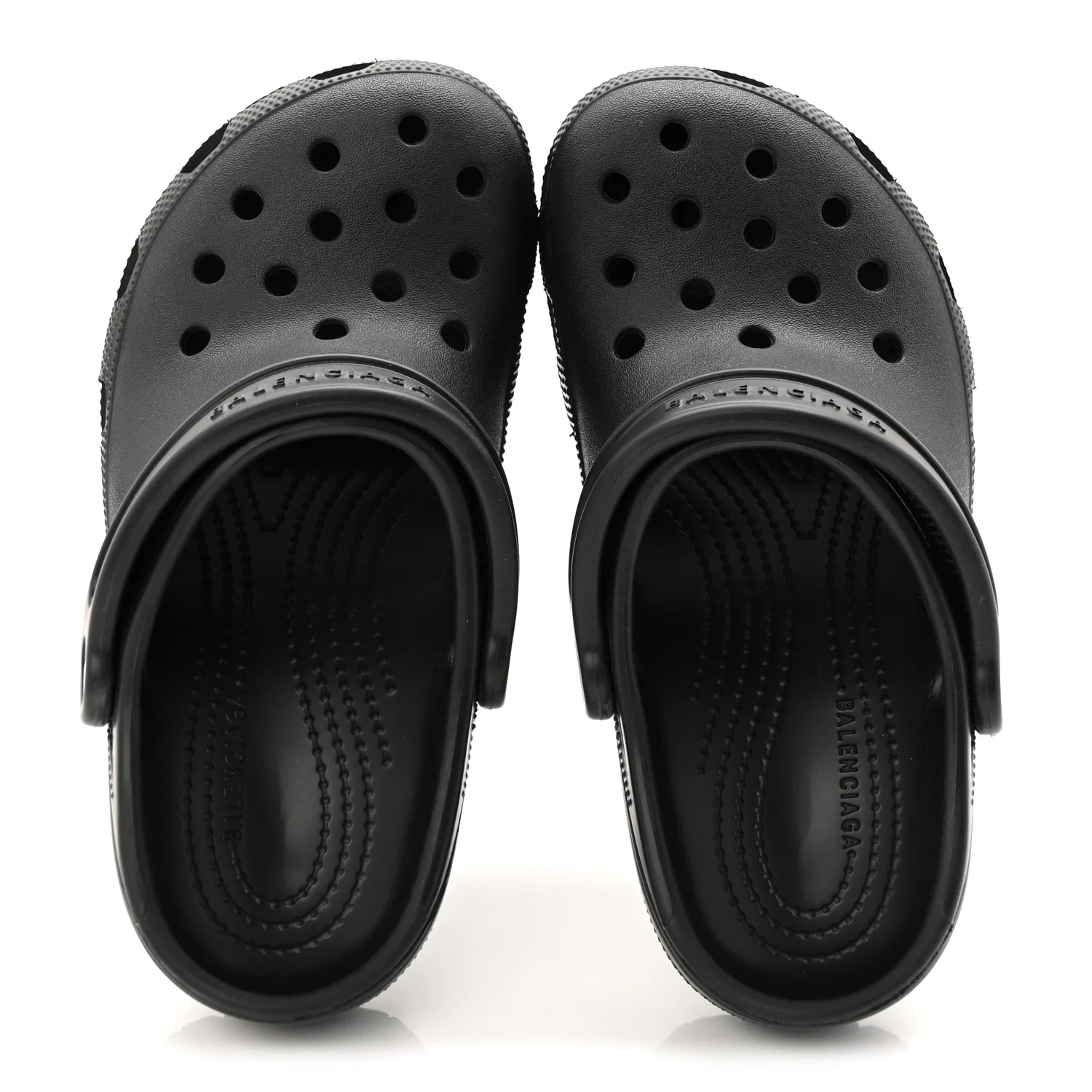 X CROCS Rubber Womens Madame 80 Sandals 37 Black - Image 2