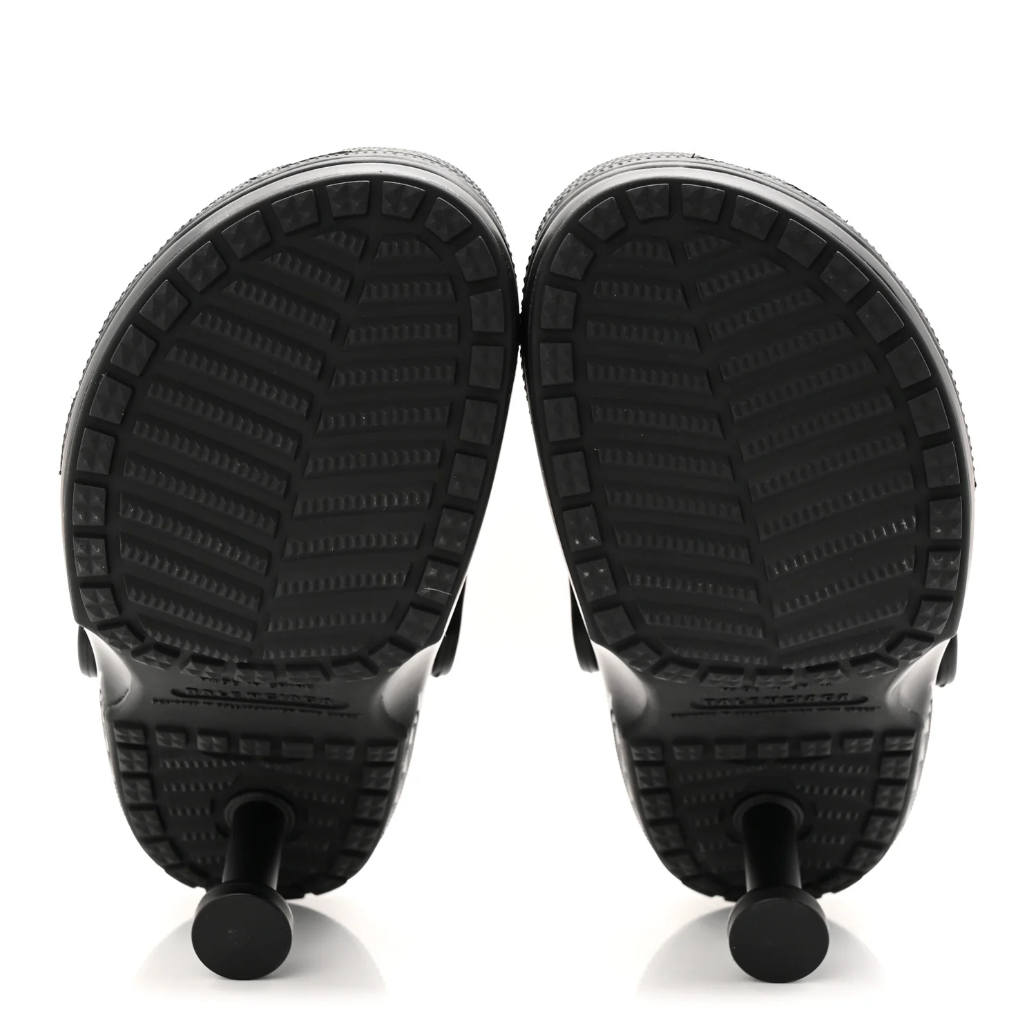X CROCS Rubber Womens Madame 80 Sandals 37 Black - Image 6