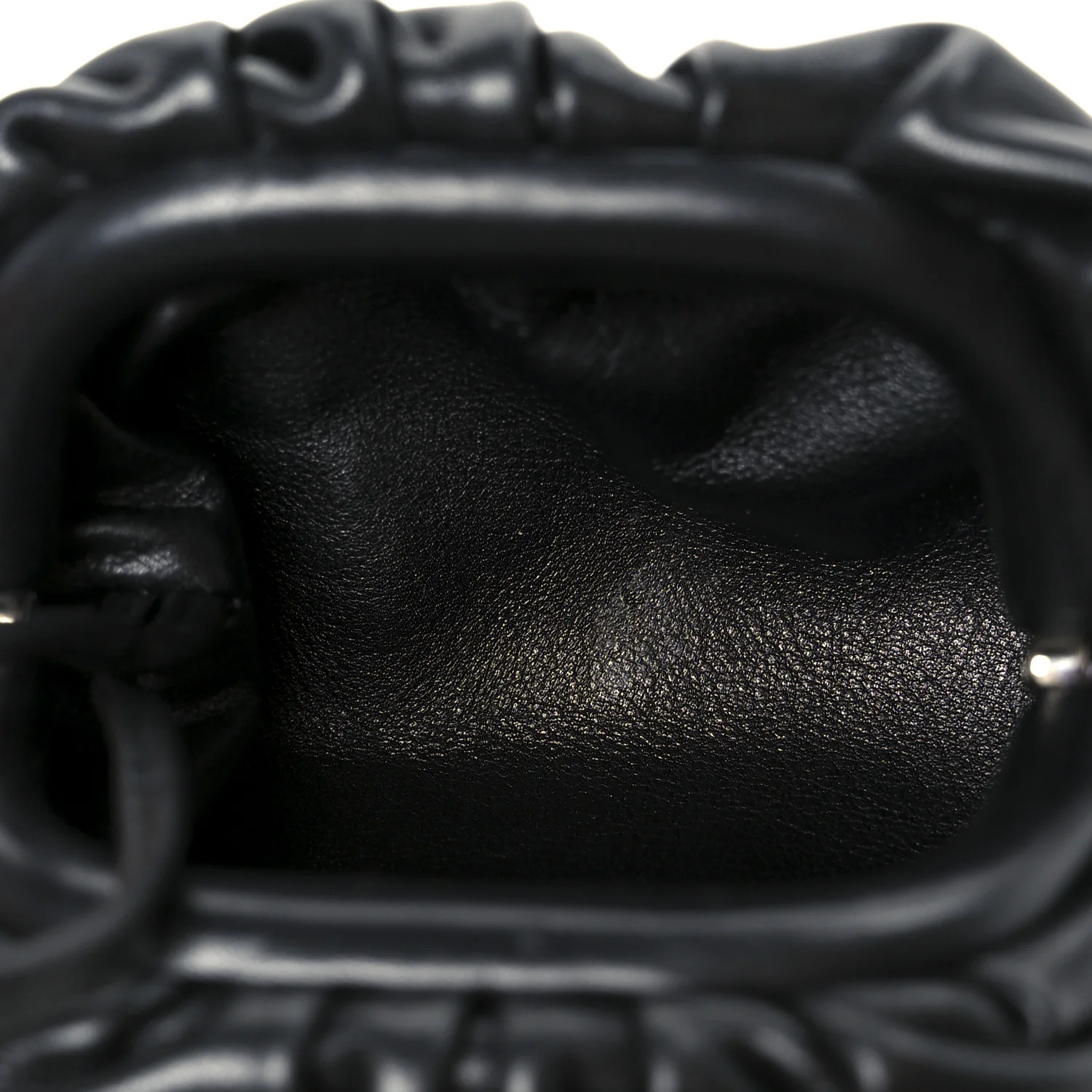 Butter Calfskin Coin Purse Black - Image 5