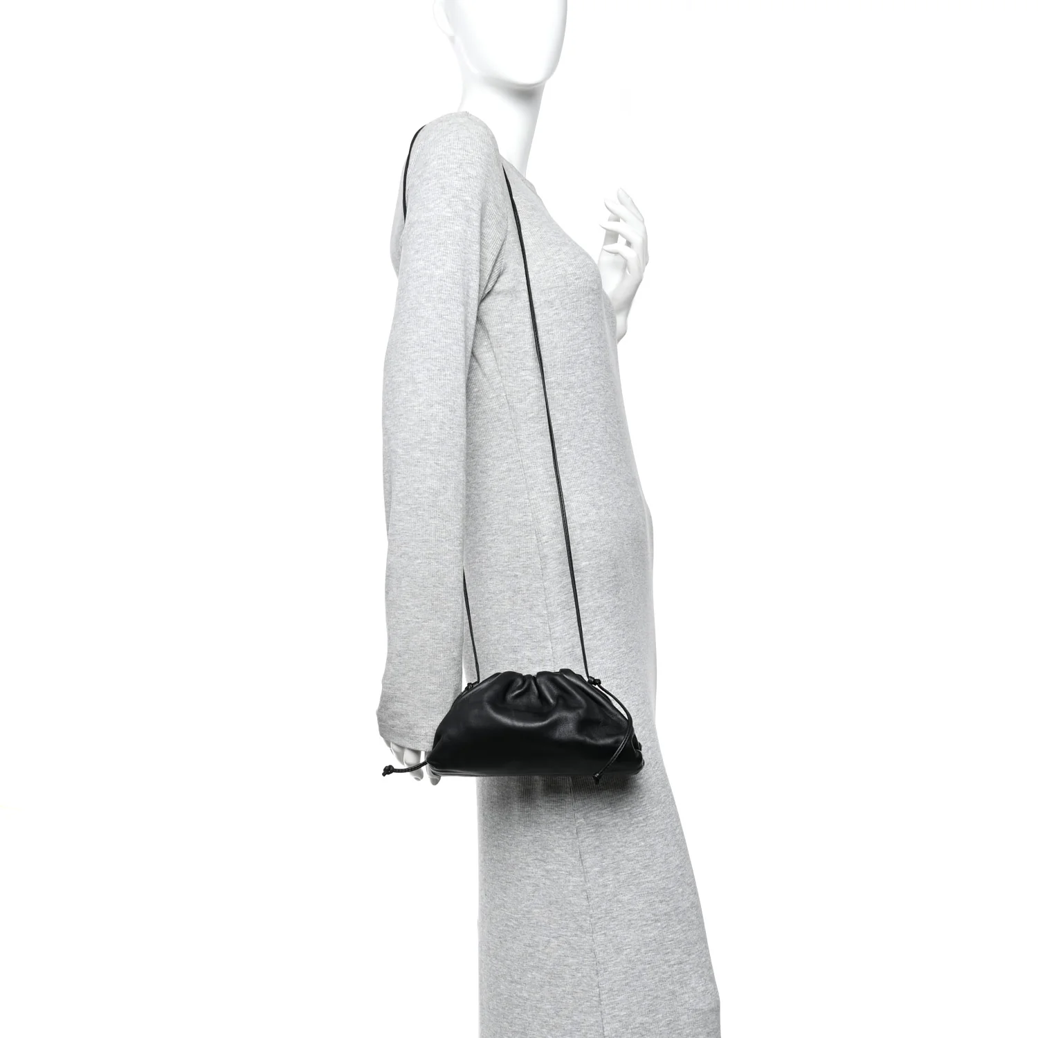 Butter Calfskin The Mini Pouch Black - Image 2