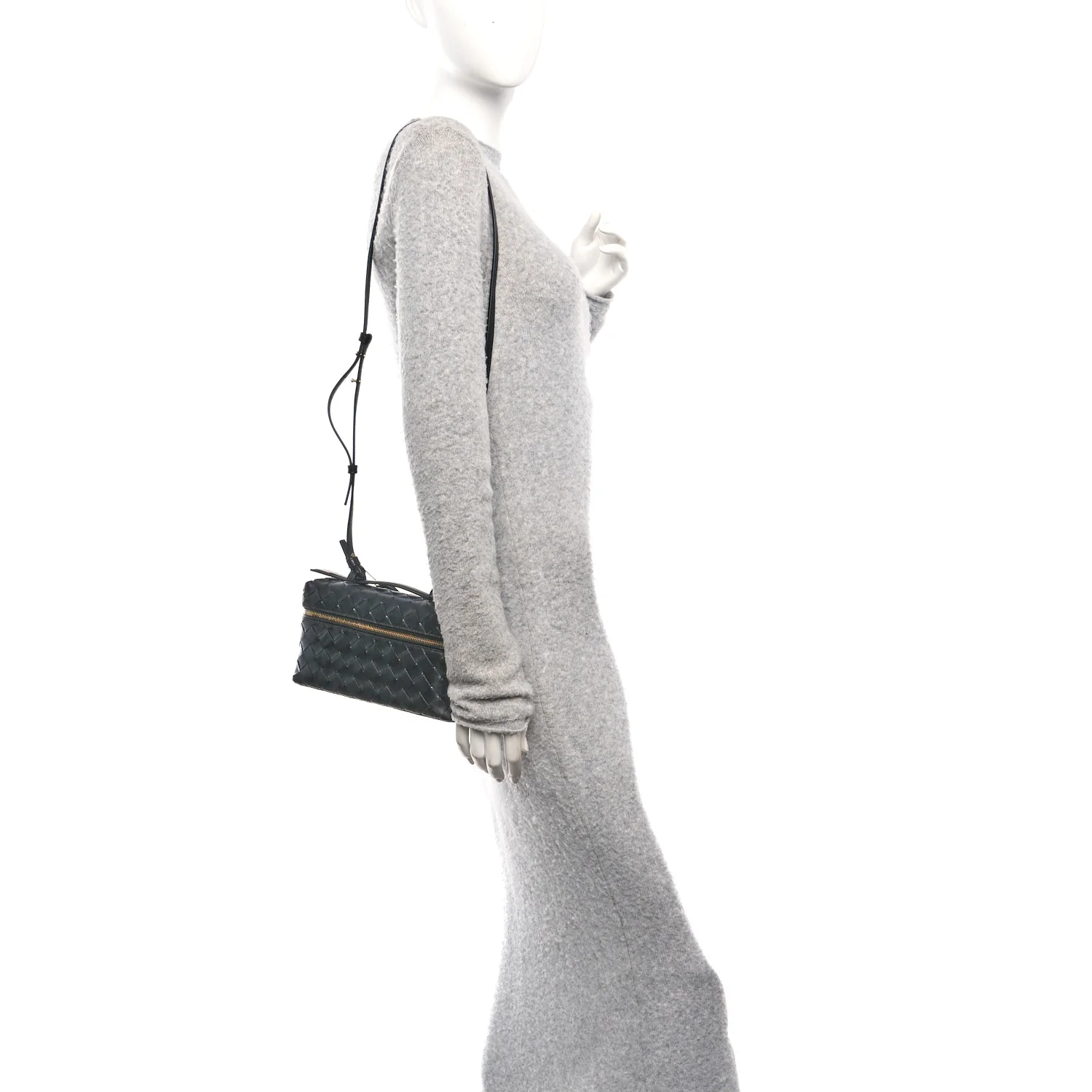 Calfskin Intrecciato Bang Bang Vanity Case Black - Image 2