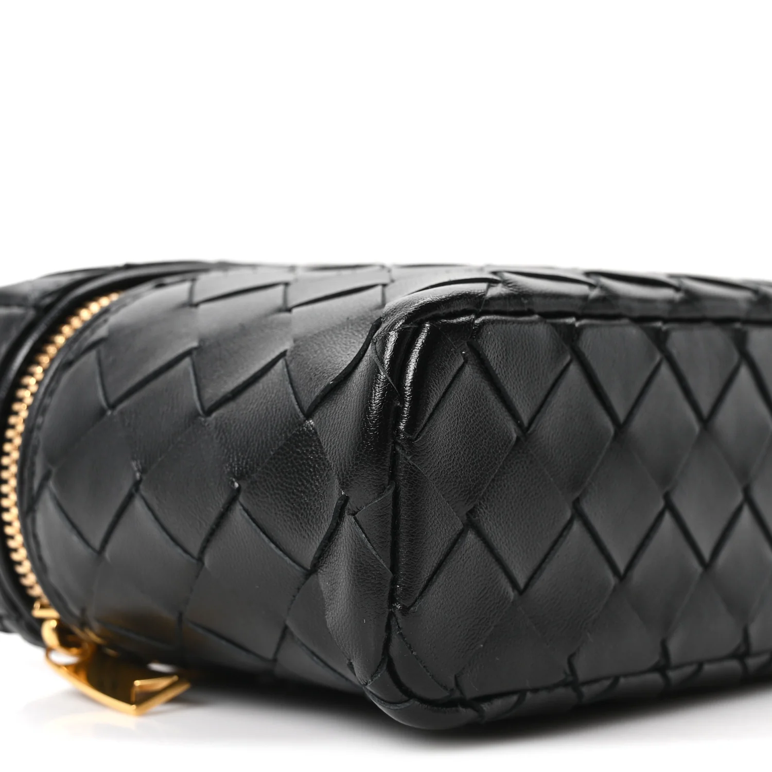Calfskin Intrecciato Bang Bang Vanity Case Black - Image 8