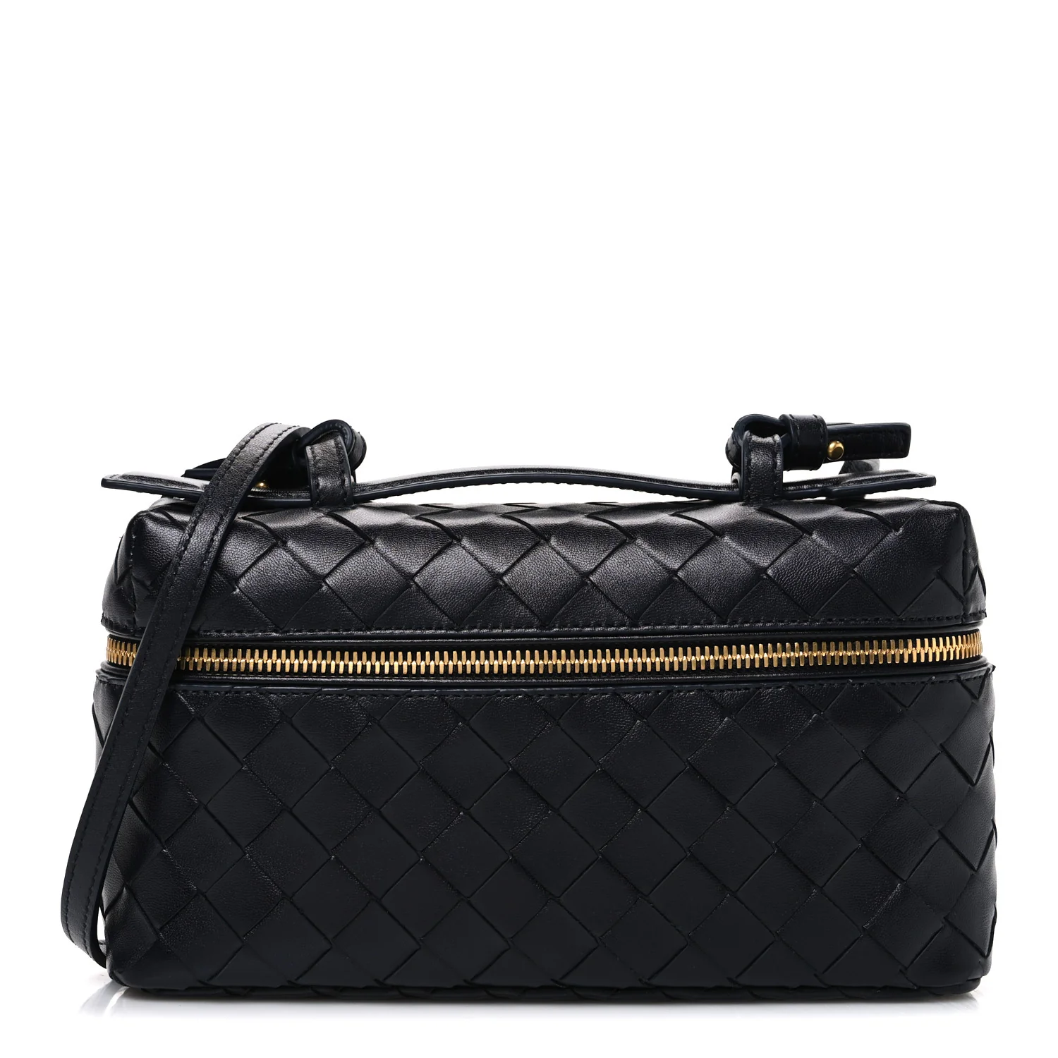 Calfskin Intrecciato Bang Bang Vanity Case Nocturnal