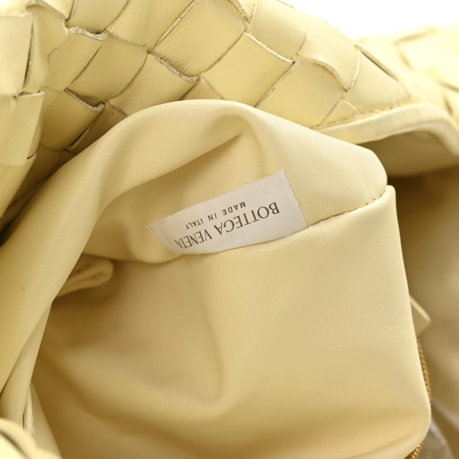 Calfskin Intrecciato Large Hop Camomile - Image 6