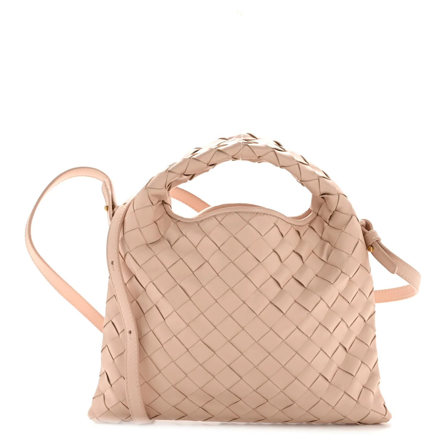 Calfskin Intrecciato Mini Hop Lotus