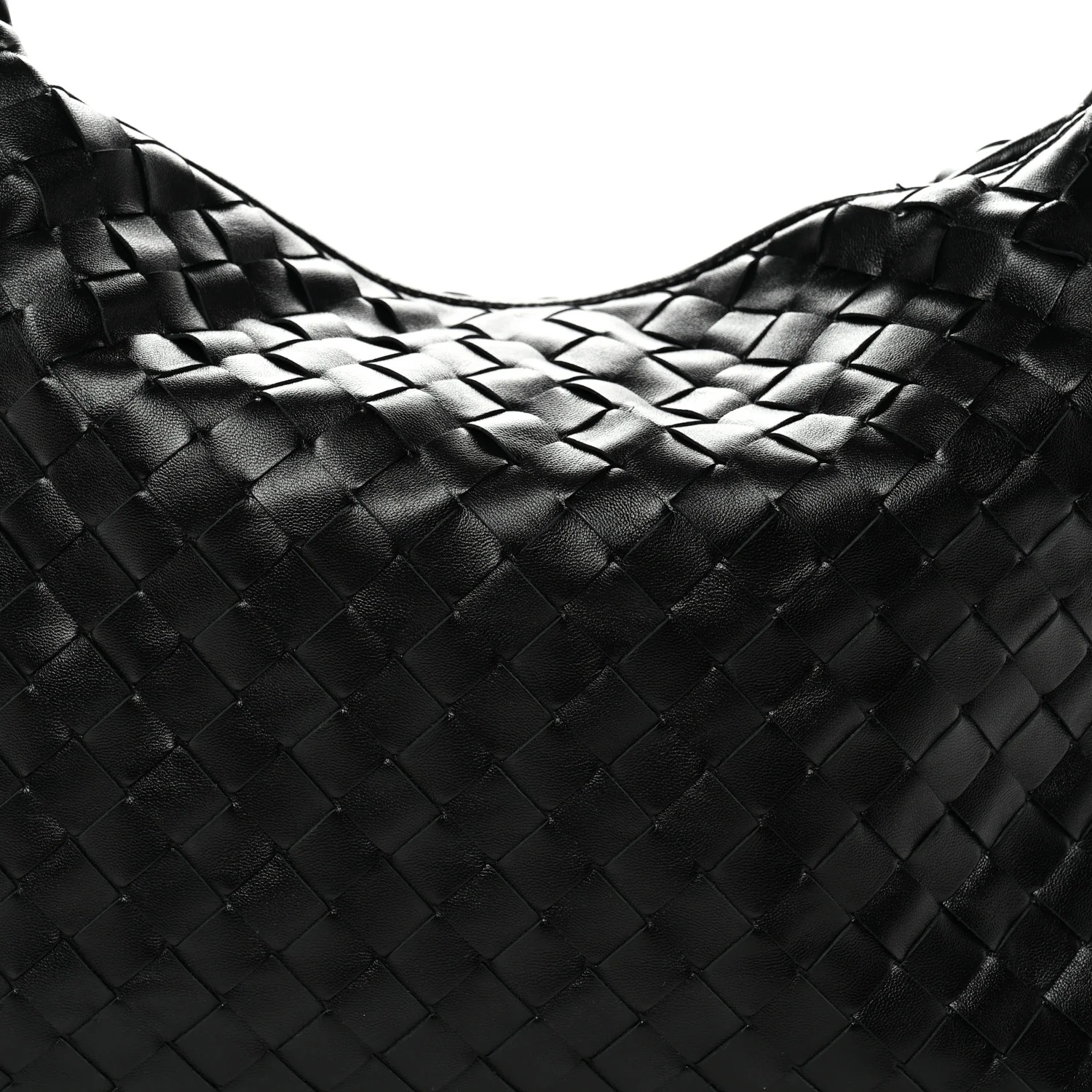 Calfskin Intrecciato Small Hop Black - Image 8