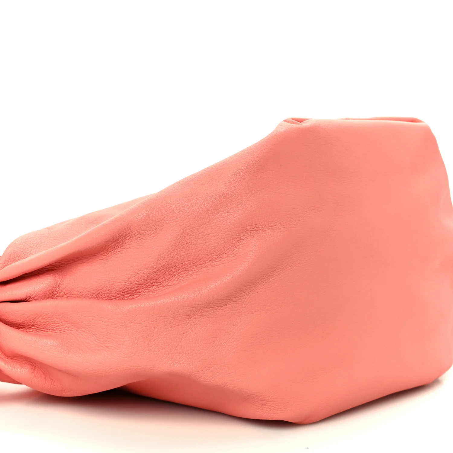 Calfskin Mini Double Knot Bag Peach - Image 10