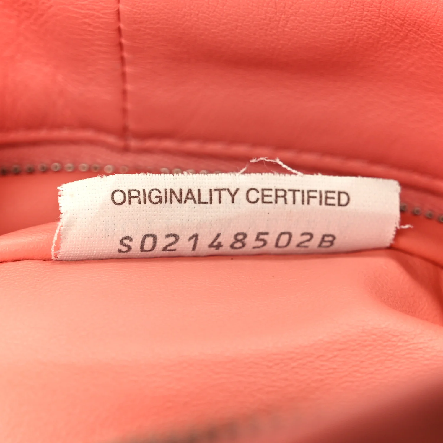 Calfskin Mini Double Knot Bag Peach - Image 8