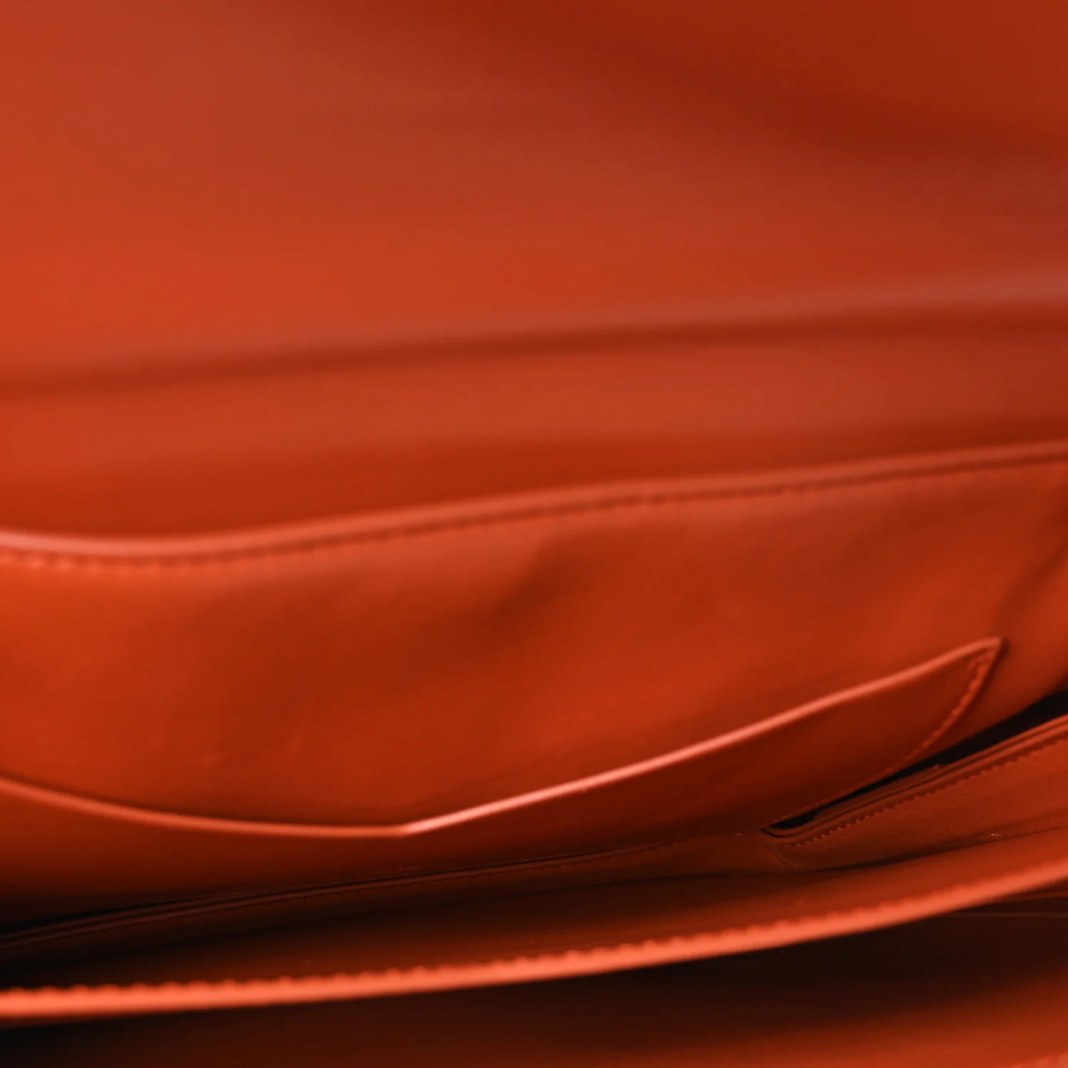 Calfskin Mount Envelope Bag Maple - Image 5