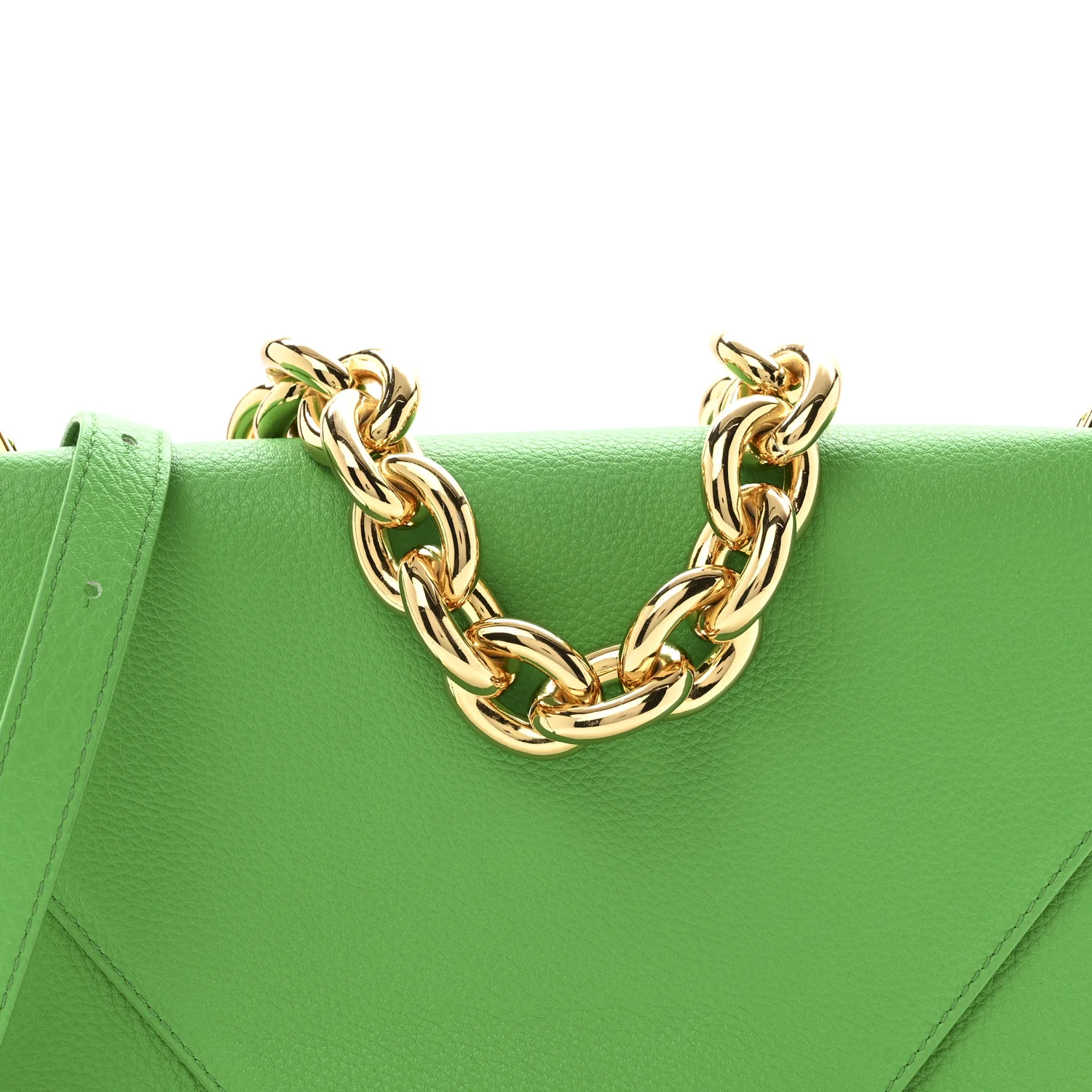 Calfskin Mount Envelope Bag Parakeet - Image 8